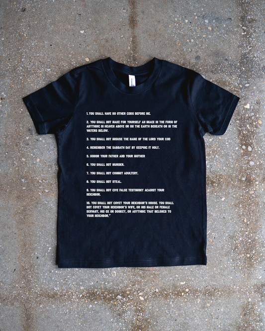 10 Commandments Kids T-shirt