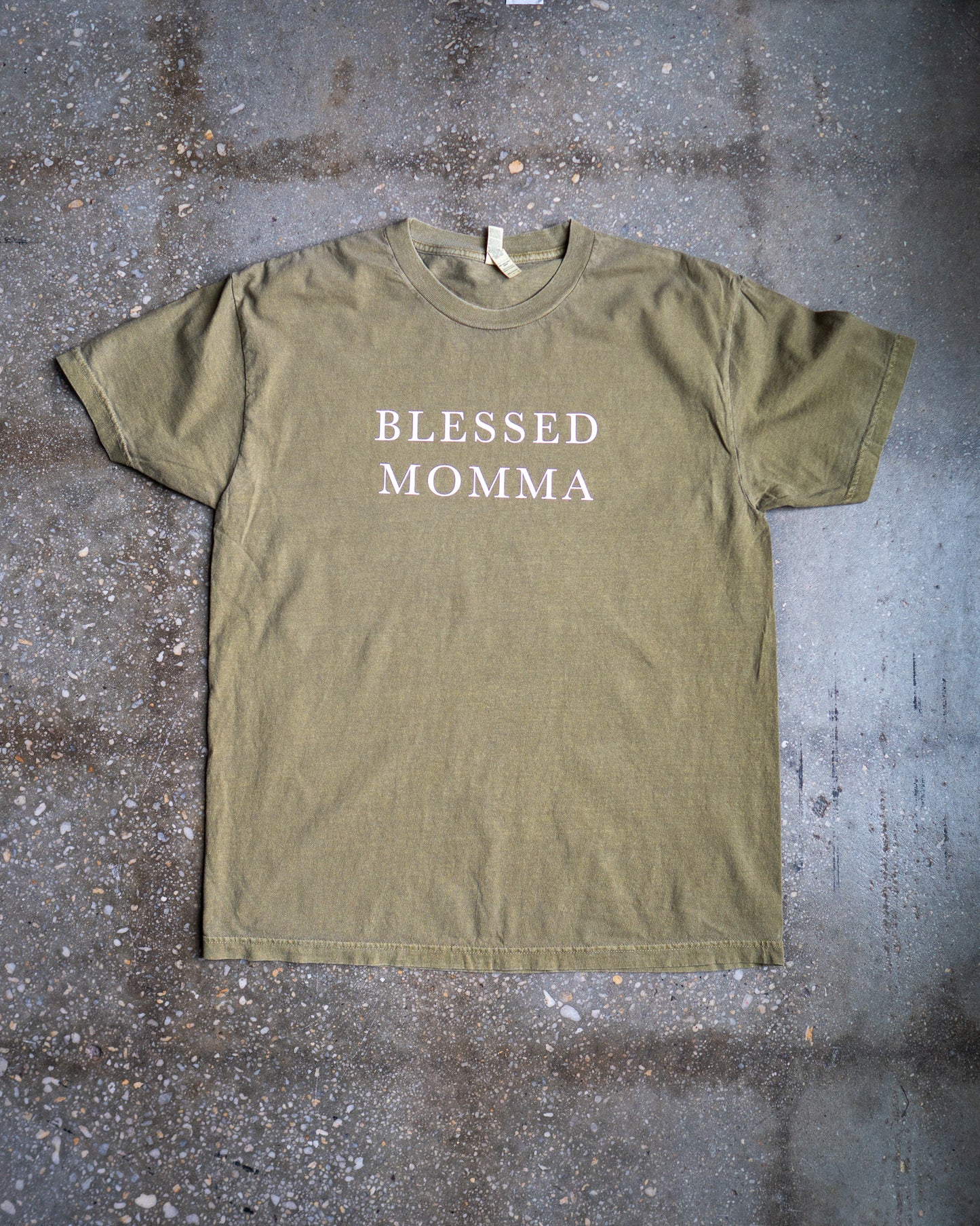 Blessed Momma Adult Box T-Shirt