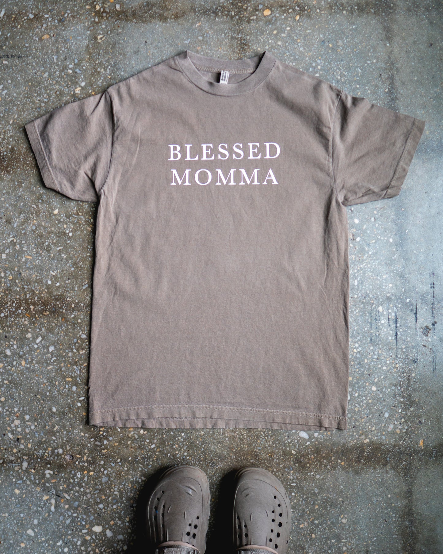 Blessed Momma Adult Box T-Shirt