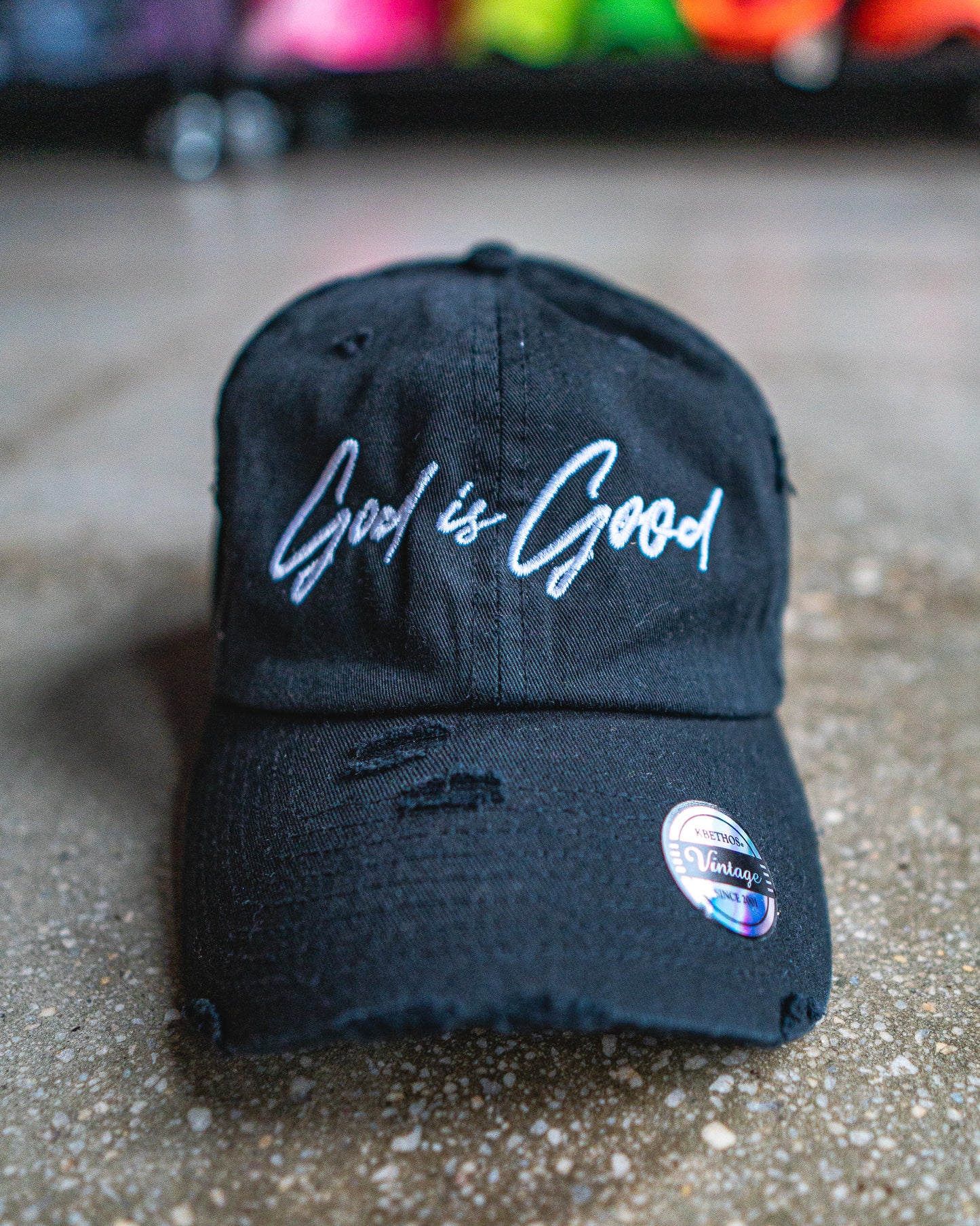 God Is Good Hat (Distressed)