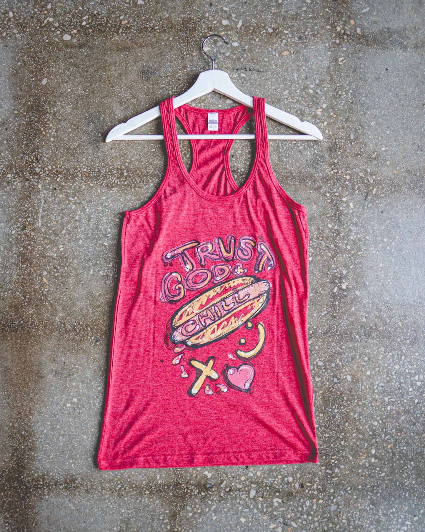 Trust God + Chill (Cookout) Racerback Tank