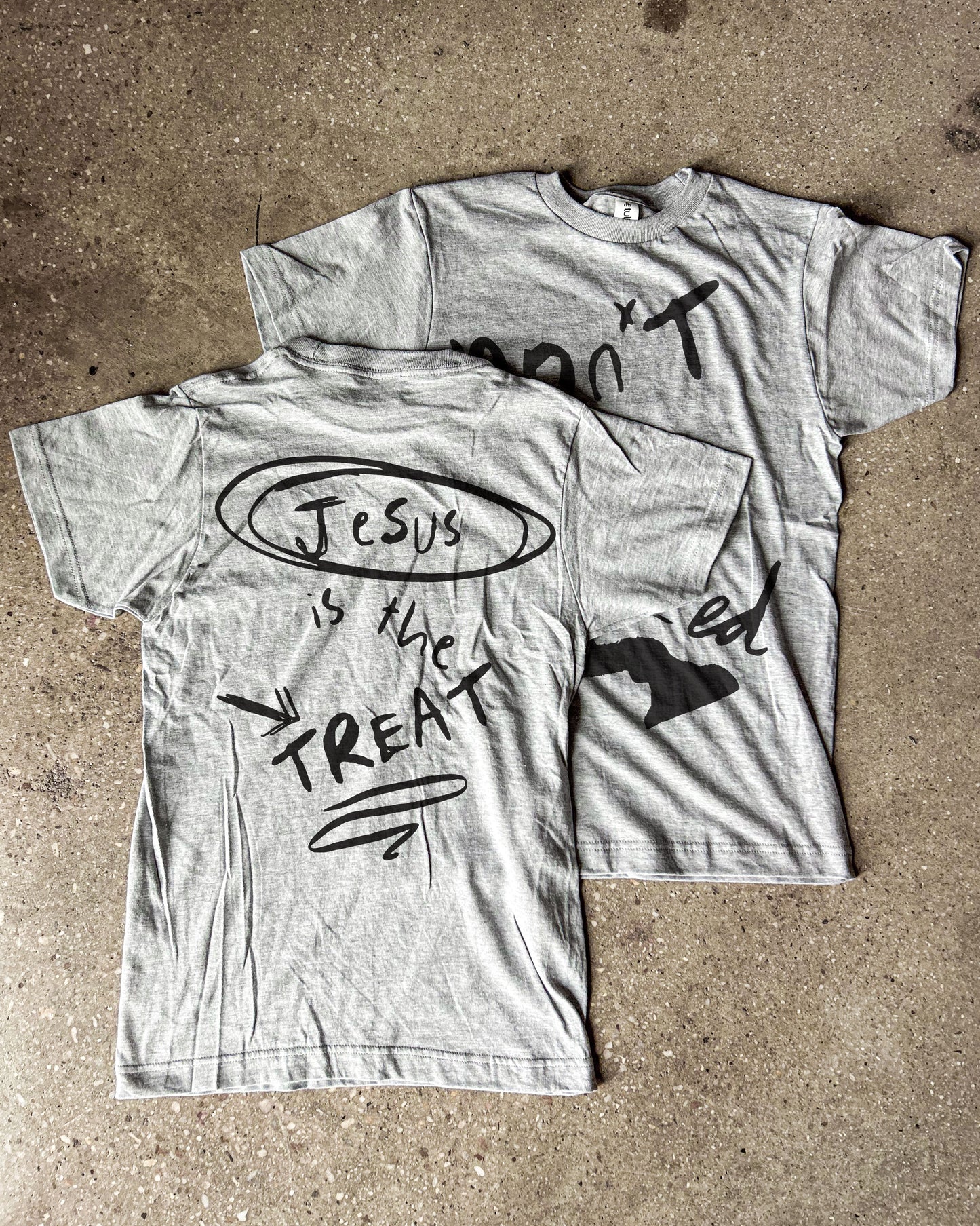 Don't Be Tricked, Jesus Is The Treat Adult Box T-Shirt