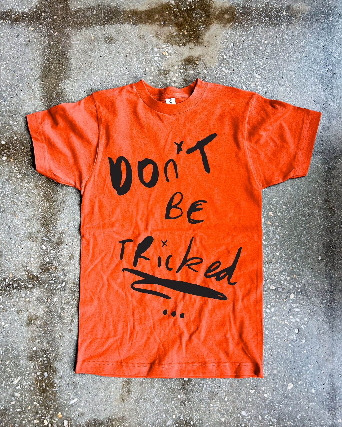 Don't Be Tricked, Jesus Is The Treat Adult Box T-Shirt