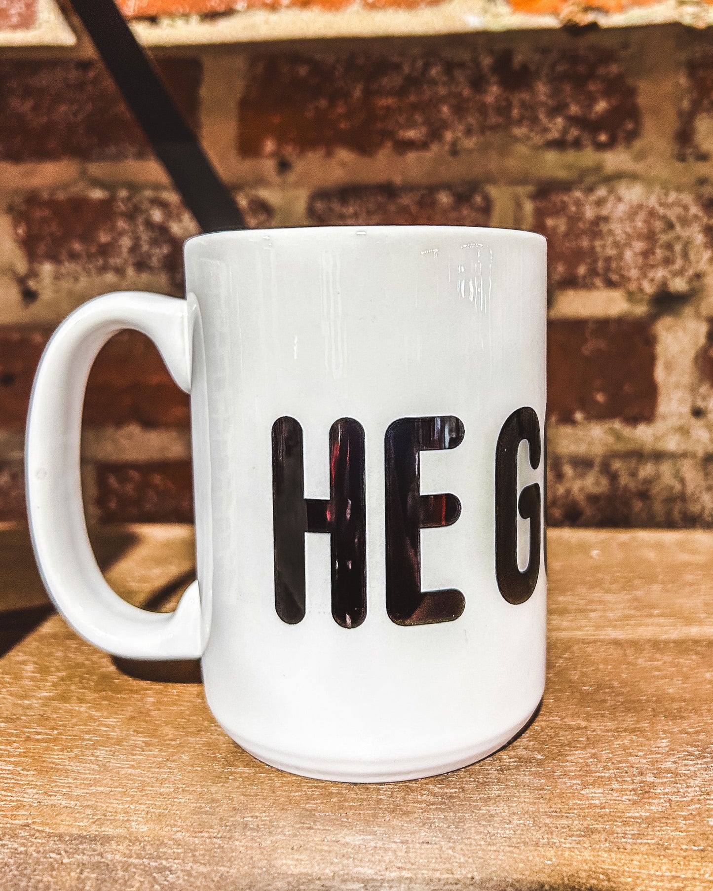 He Got Up. 15oz Mug