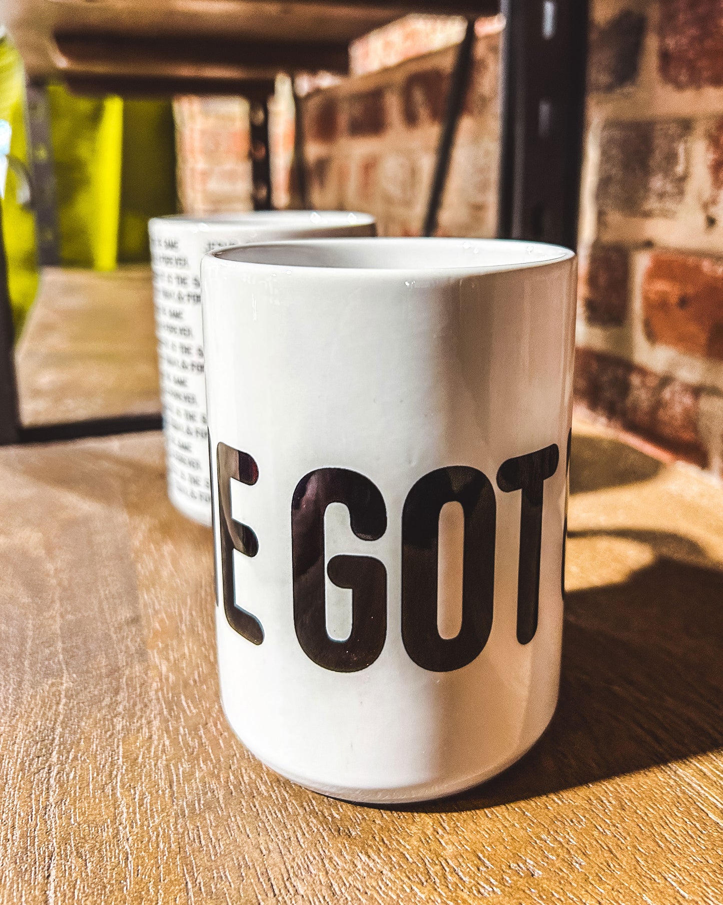 He Got Up. 15oz Mug
