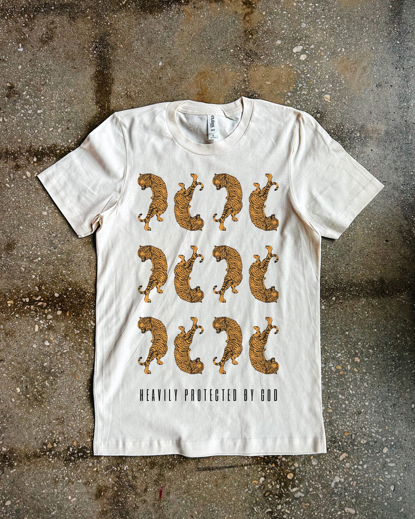 Heavily Protected By God - Multiplied Adult Box T-Shirt