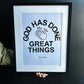 God Has Done Great Things Wall Art