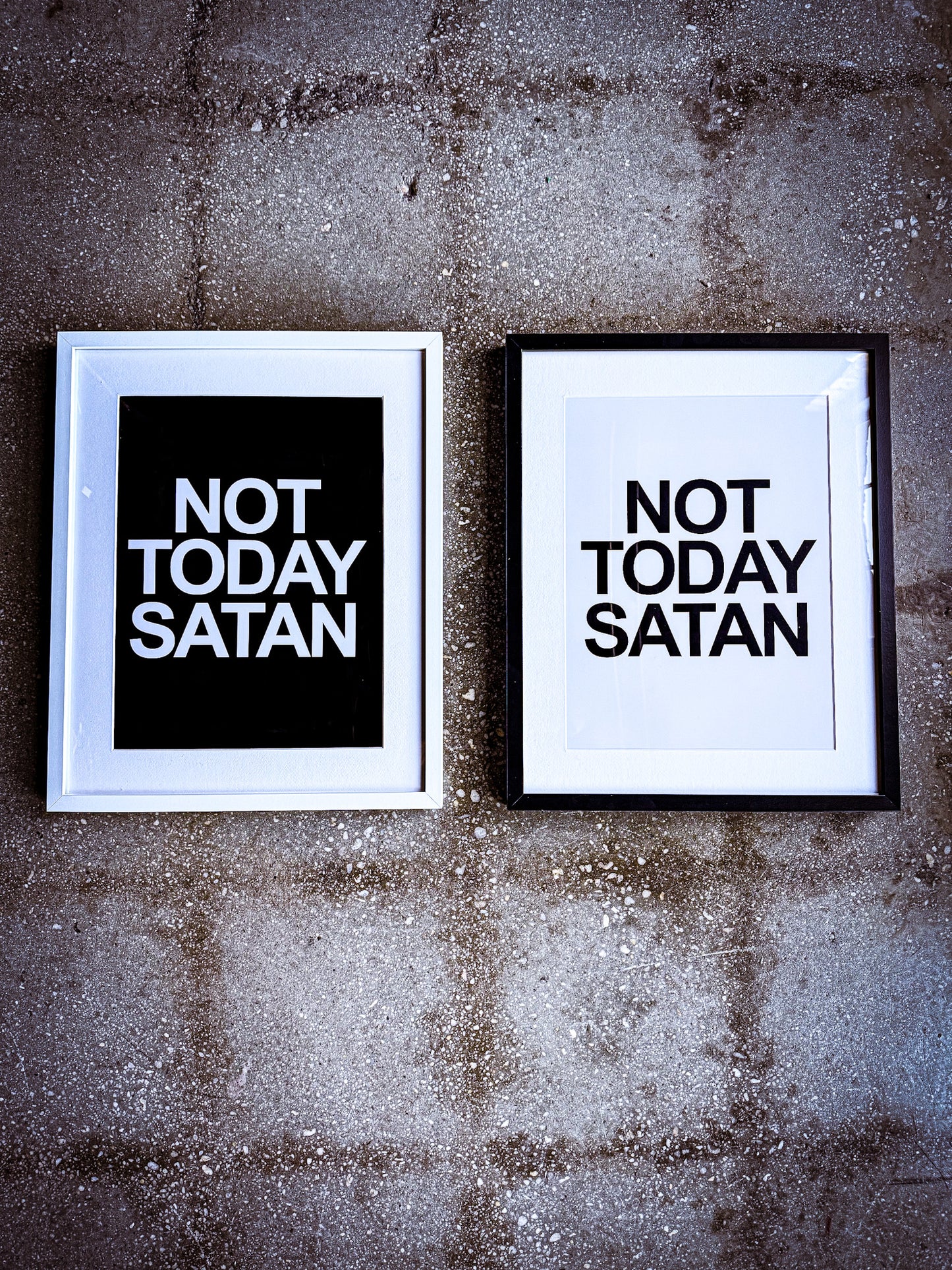 Not Today Satan Wall Art