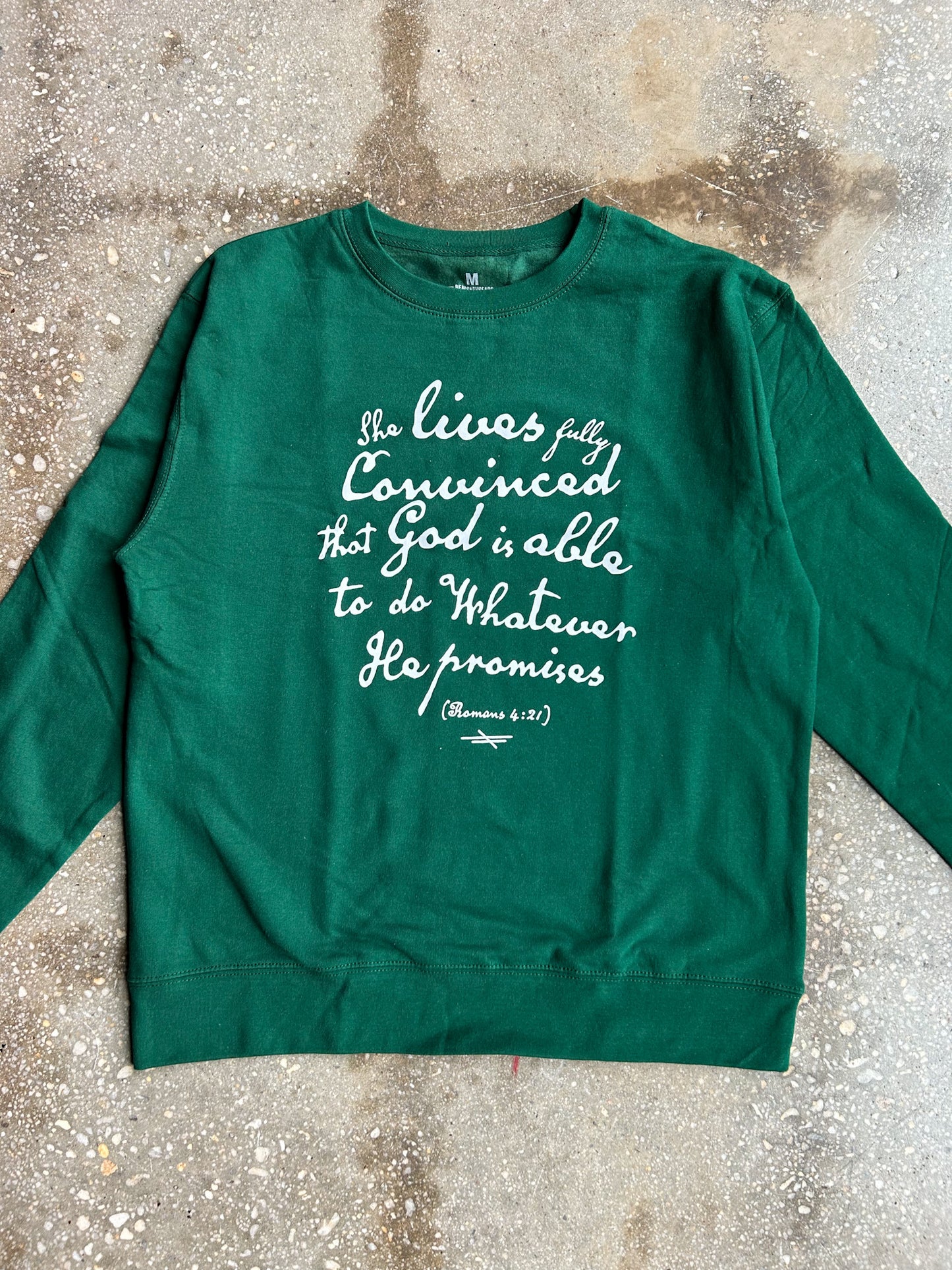 God Is Able Adult Drop Shoulder Sweatshirt
