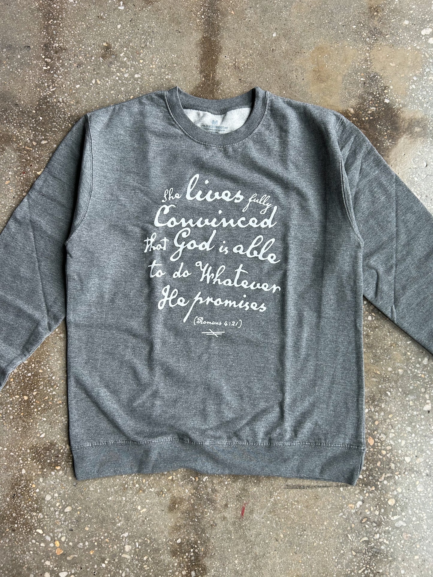 God Is Able Adult Drop Shoulder Sweatshirt