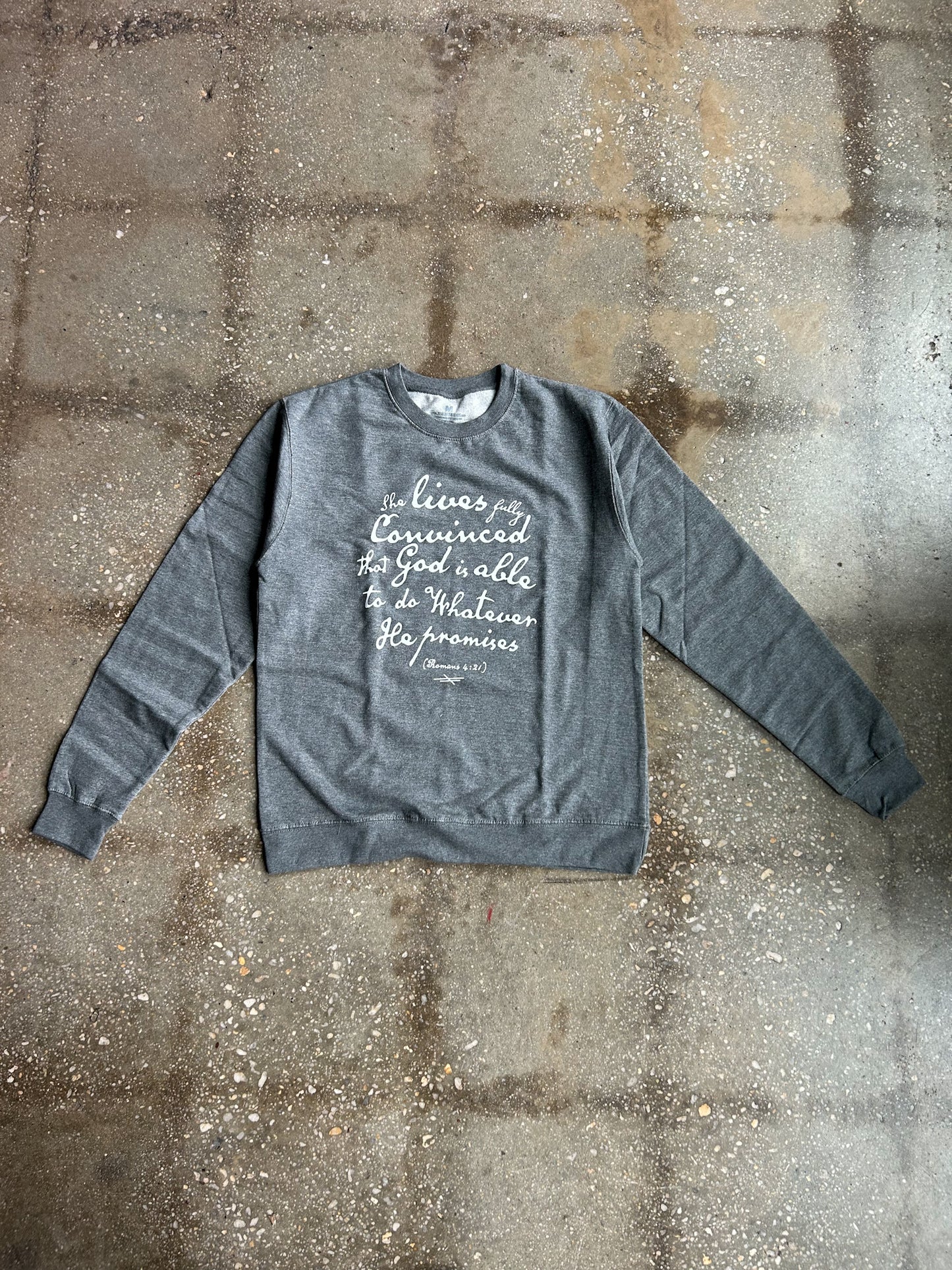 God Is Able Adult Drop Shoulder Sweatshirt