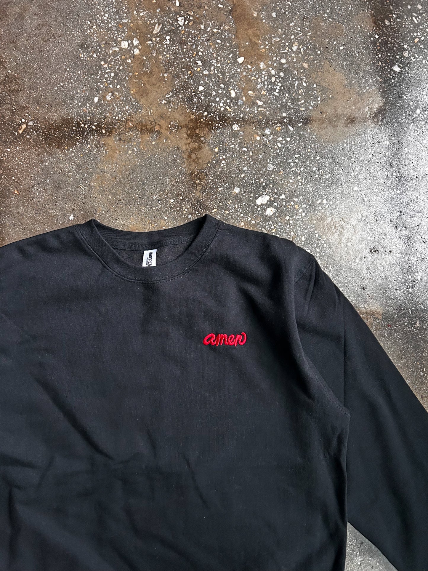 Amen Embroidered Adult Drop Shoulder Sweatshirt