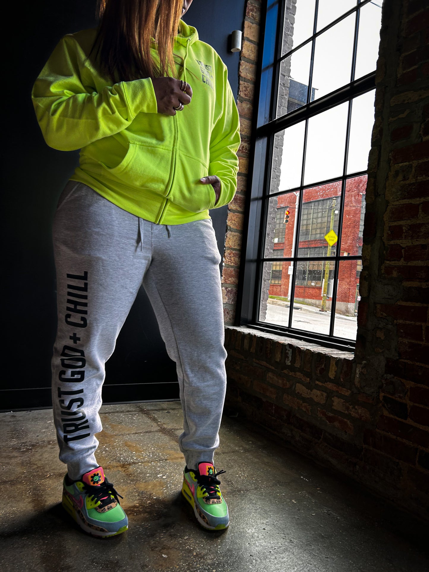 Trust God + Chill Adult/Unisex Sweatpants