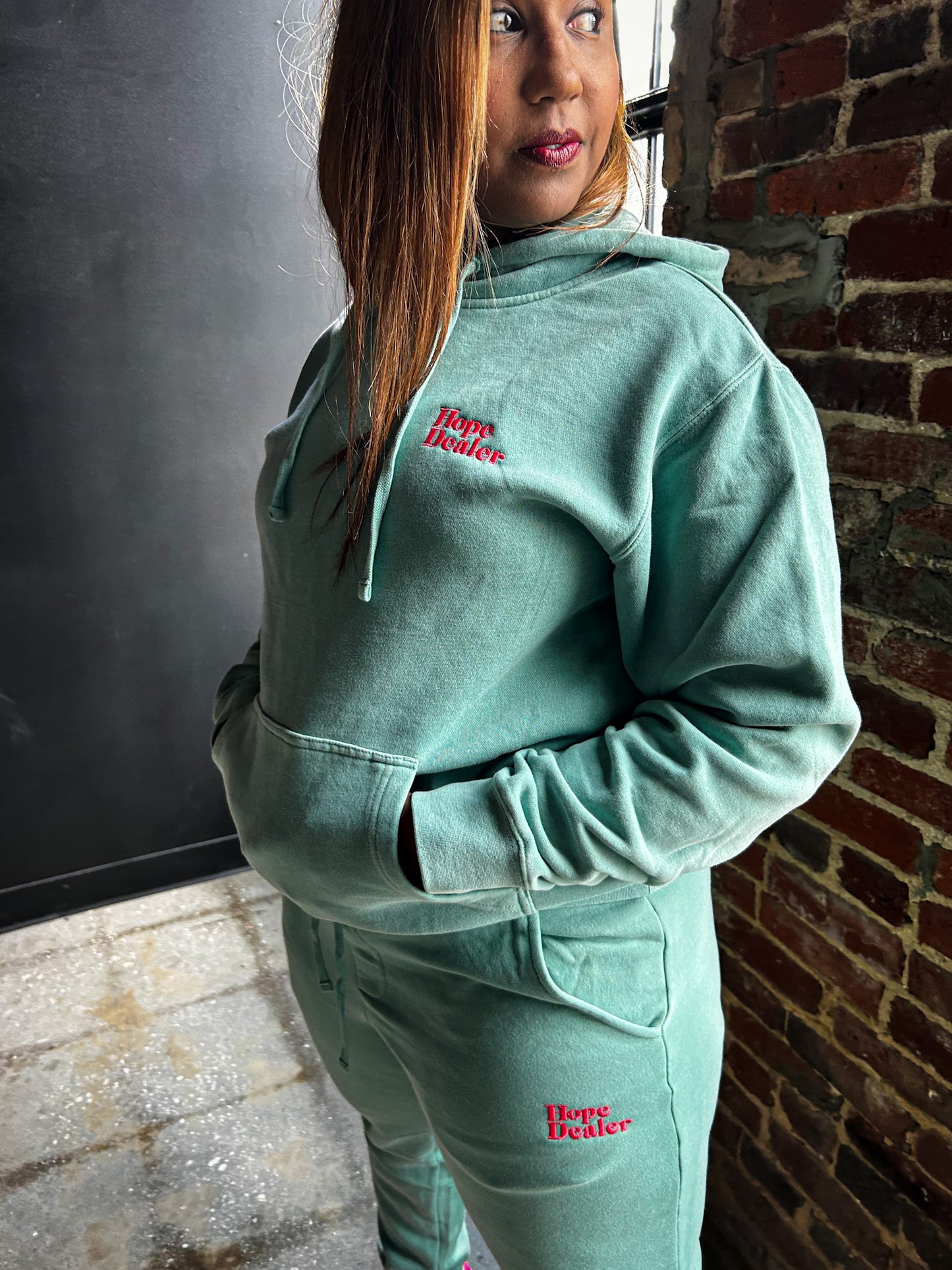 Hope Dealer Embroidered Adult Hoodie
