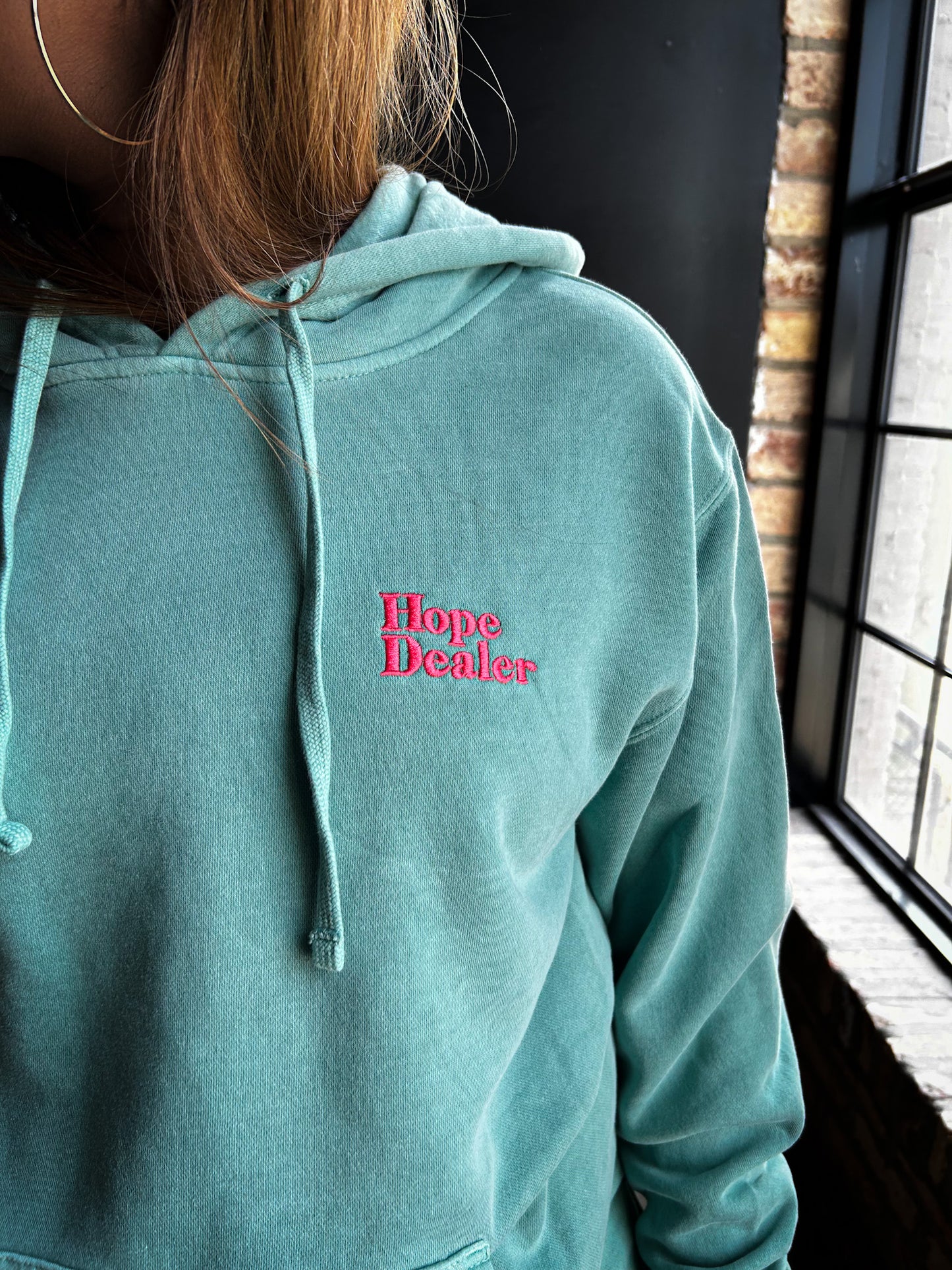 Hope Dealer Embroidered Adult Hoodie