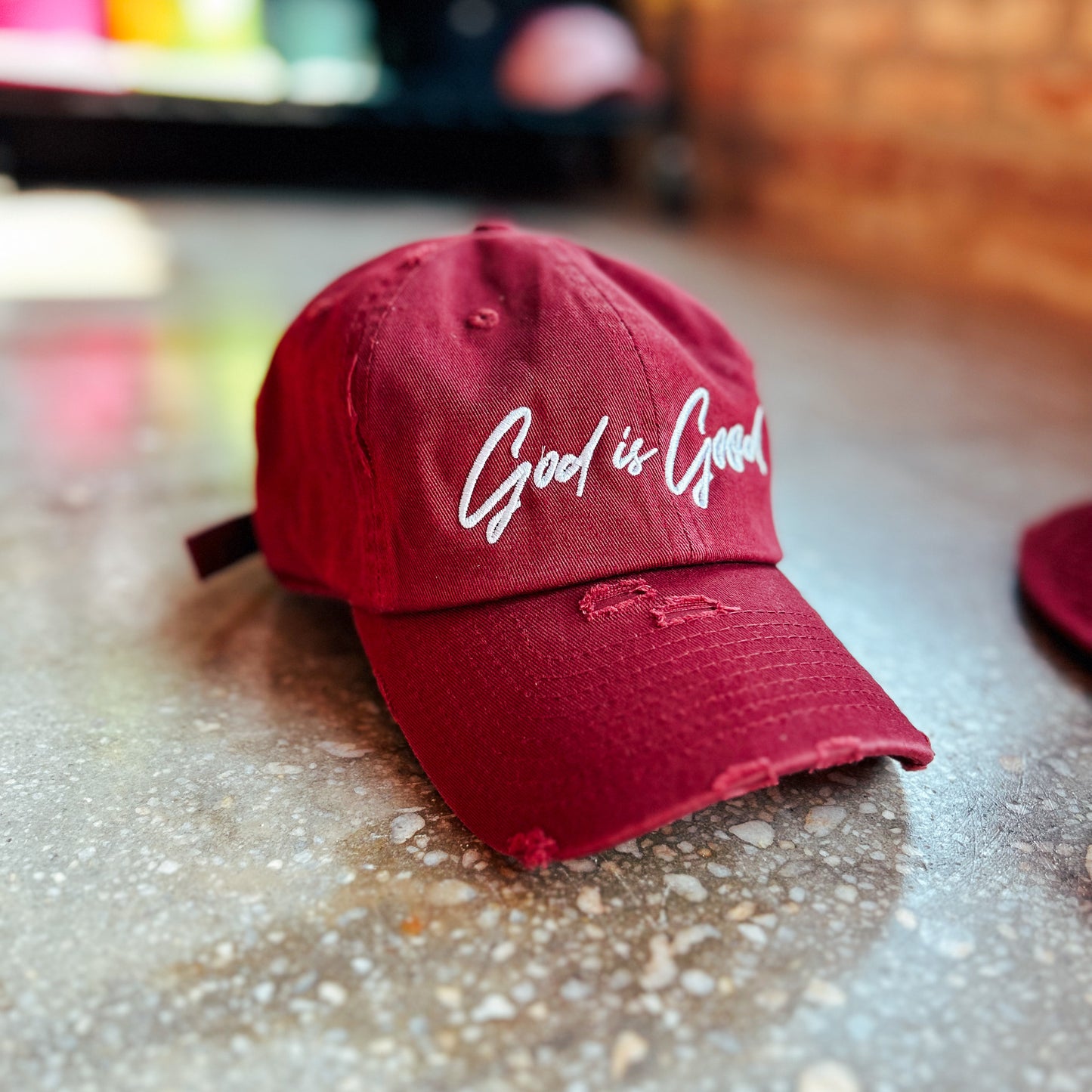 God Is Good Hat (Distressed)