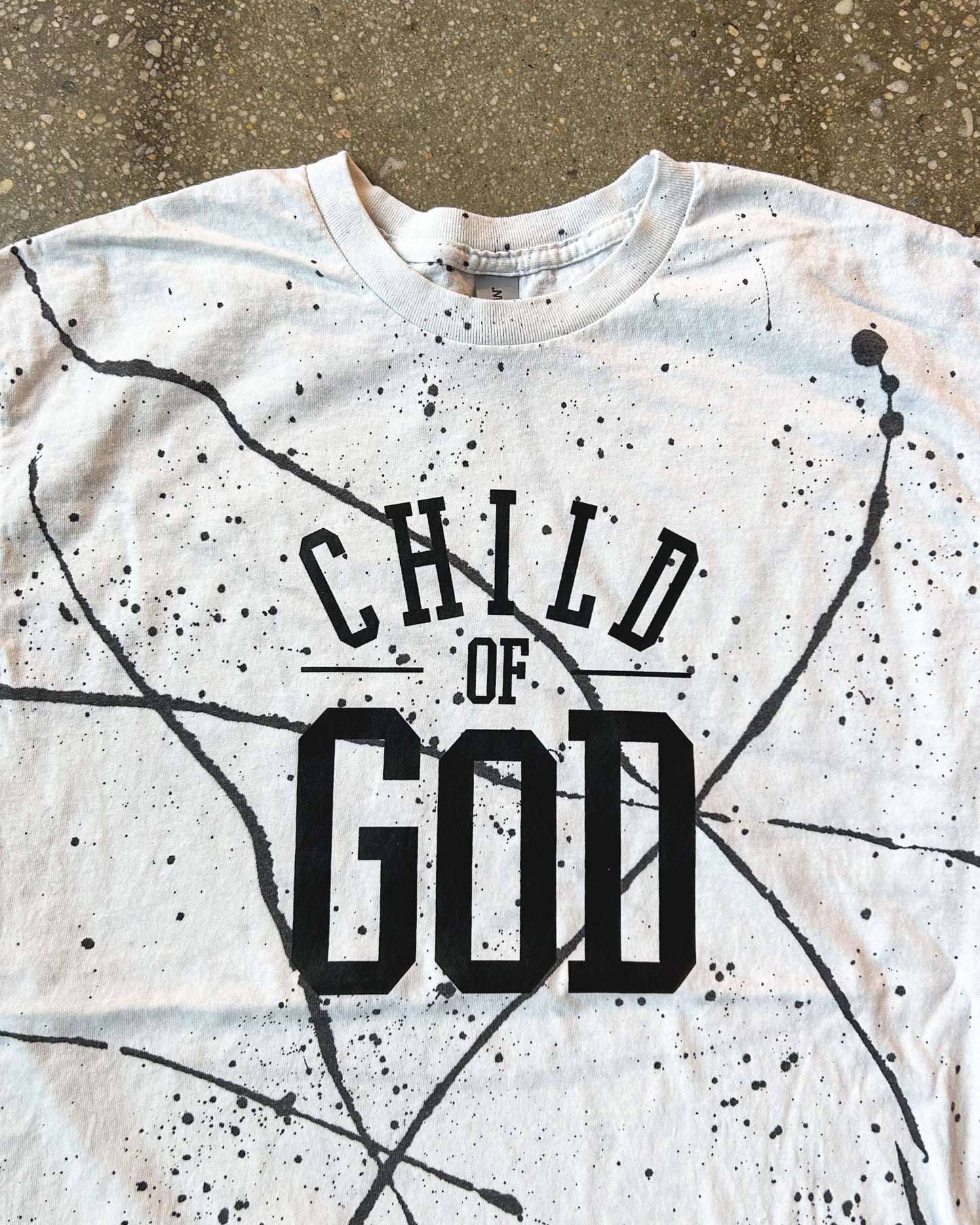 Child of God (Splatter) Adult Box T-Shirt