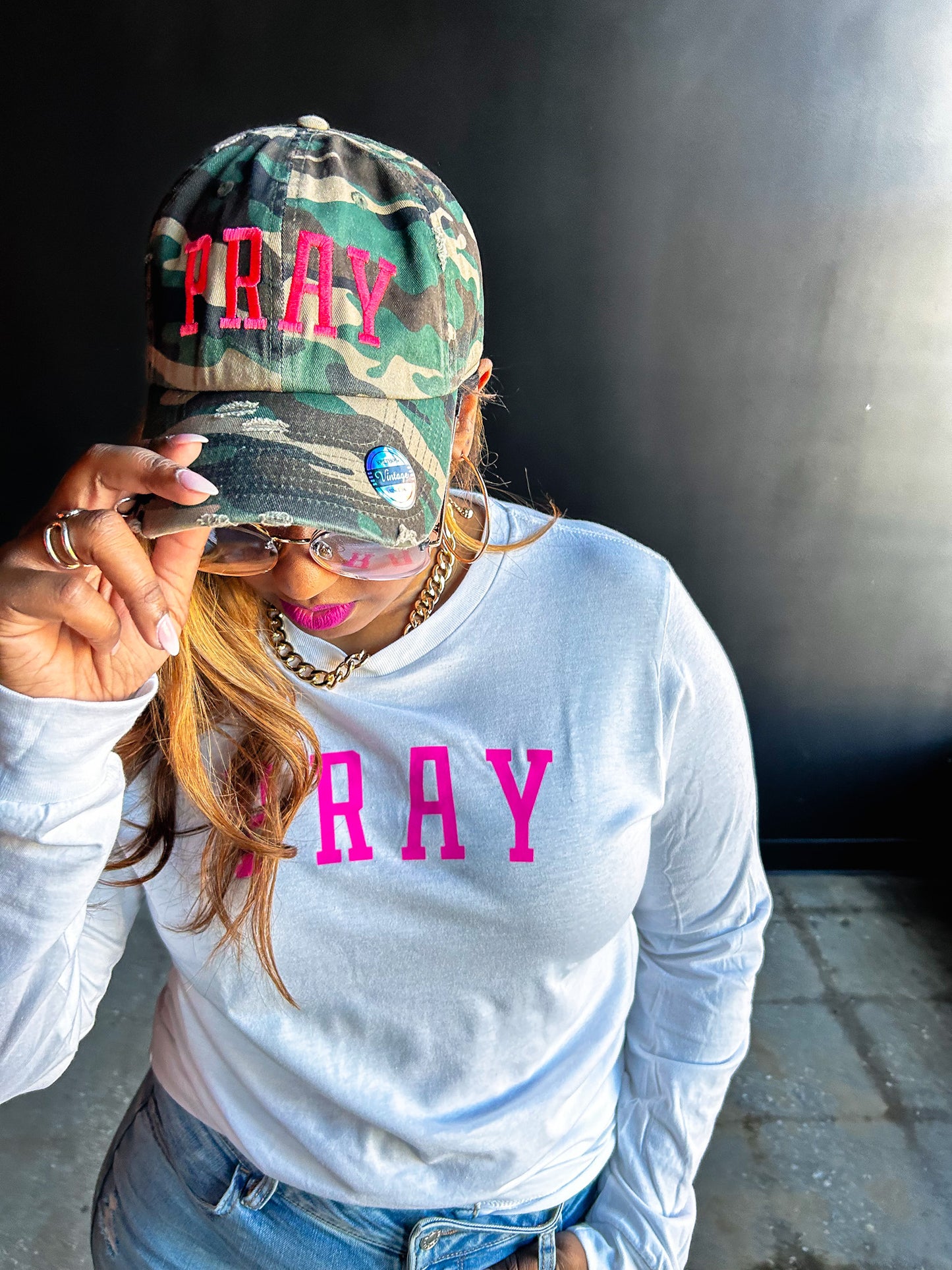 PRAY Hat (Distressed)