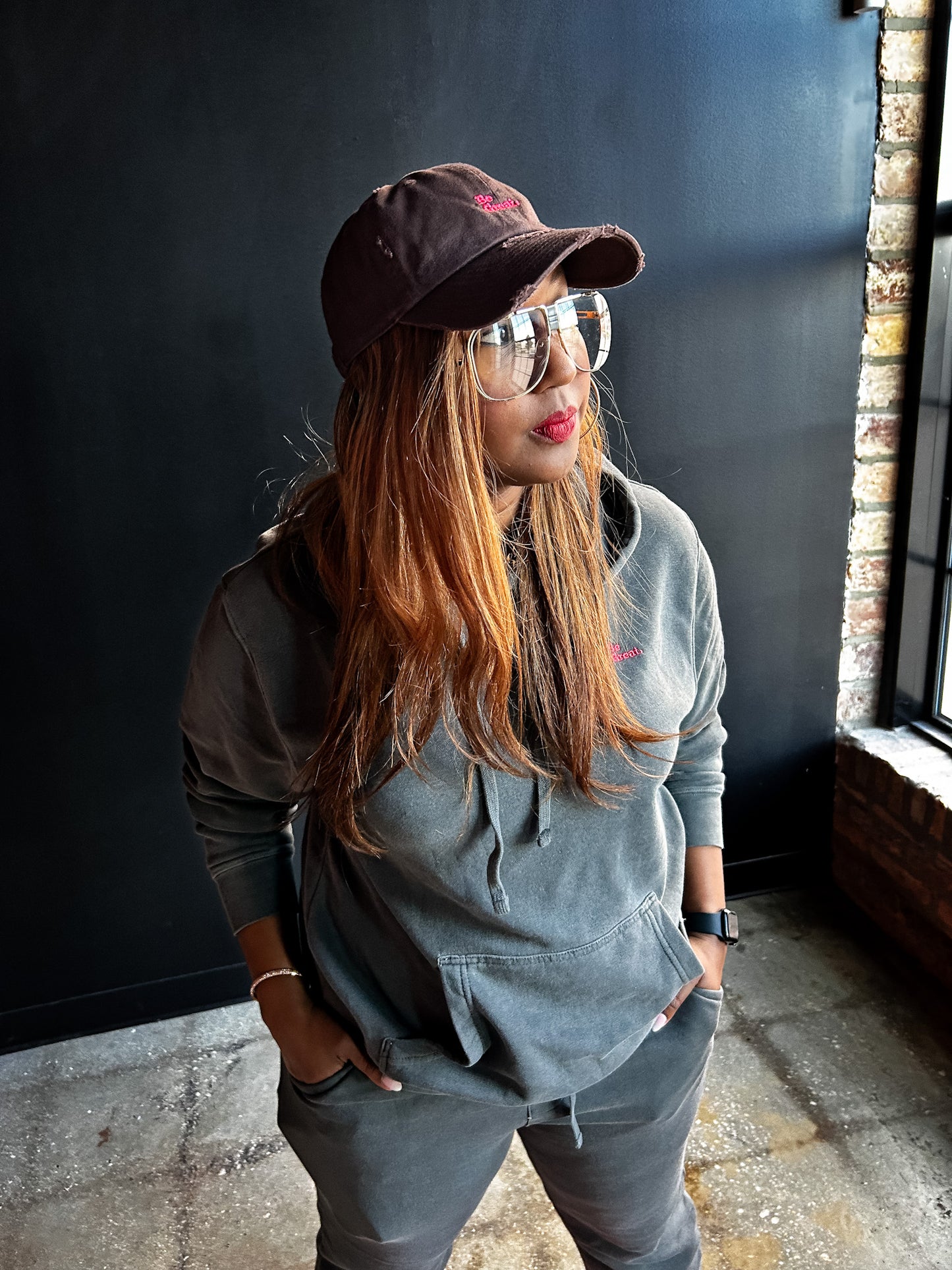 Be Great Embroidered Adult Box Hoodie