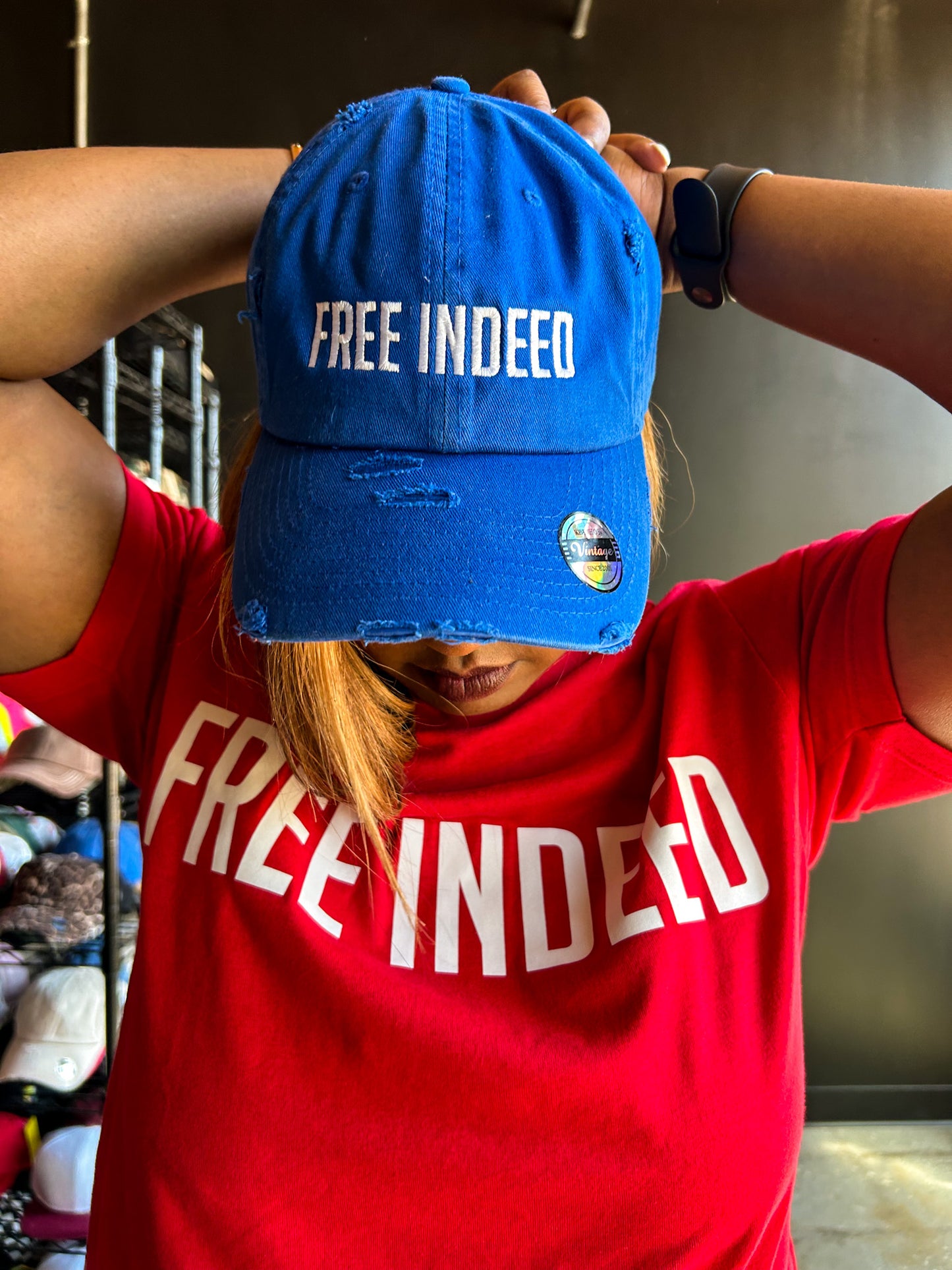 FREE INDEED Hat (Distressed)