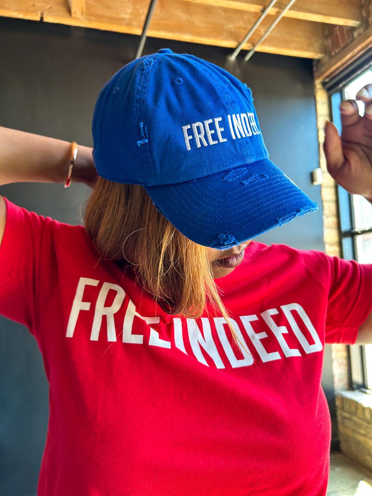 FREE INDEED Hat (Distressed)