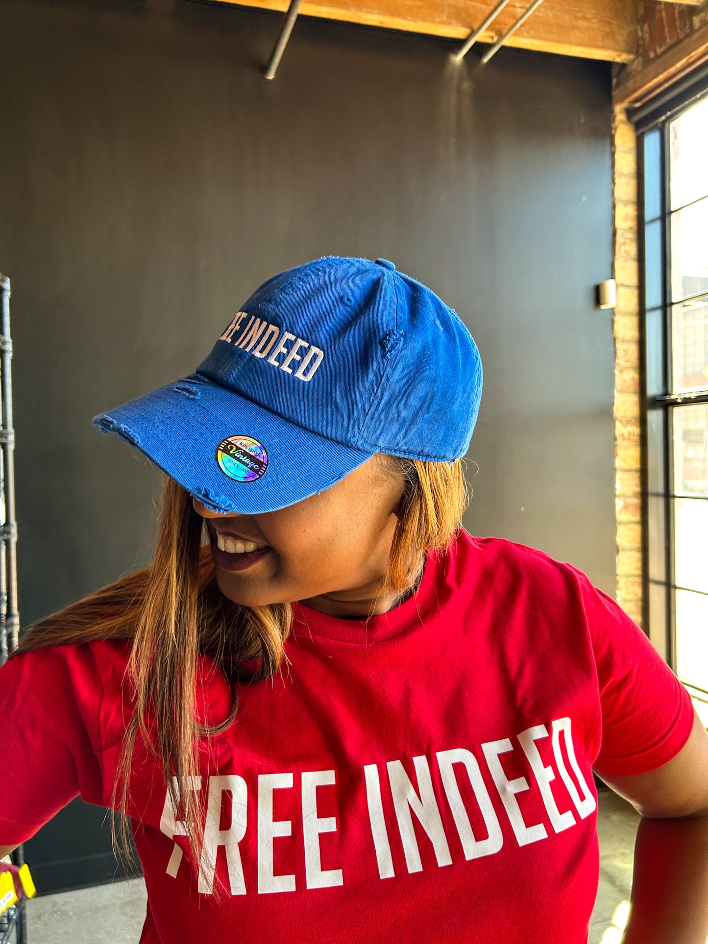 FREE INDEED Hat (Distressed)