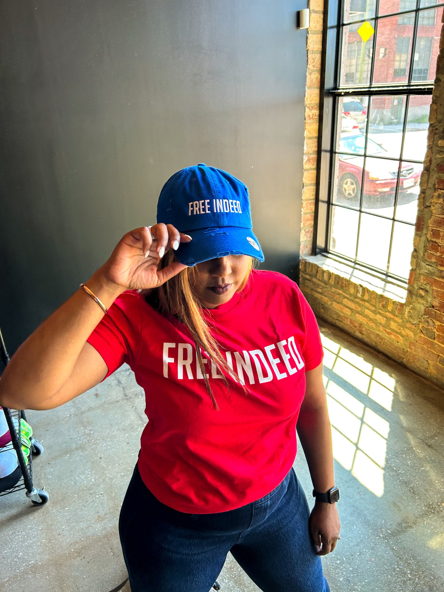 FREE INDEED Hat (Distressed)