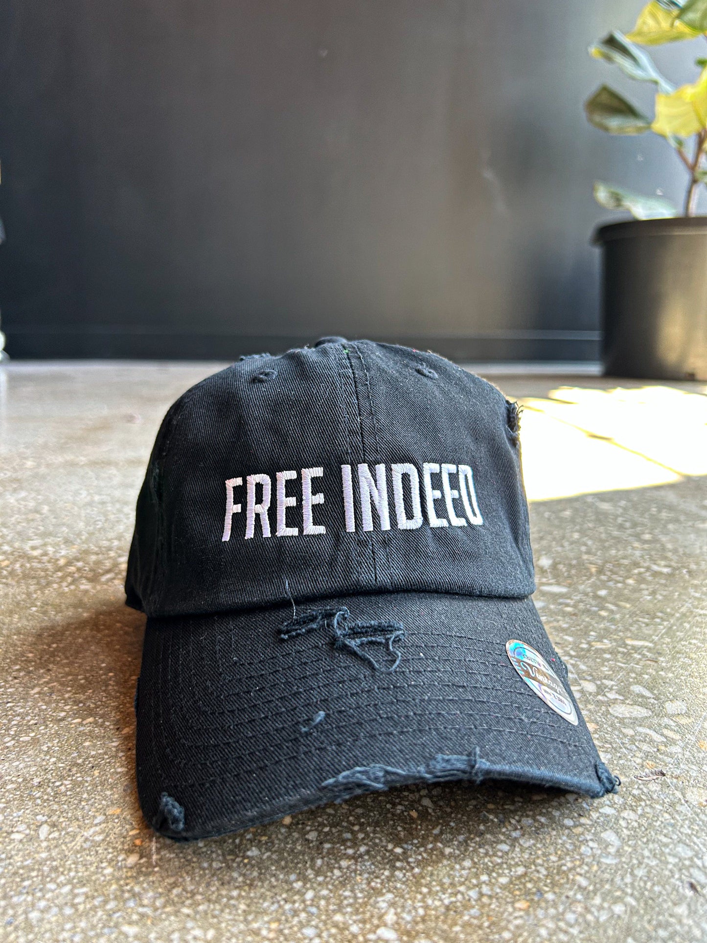 FREE INDEED Hat (Distressed)