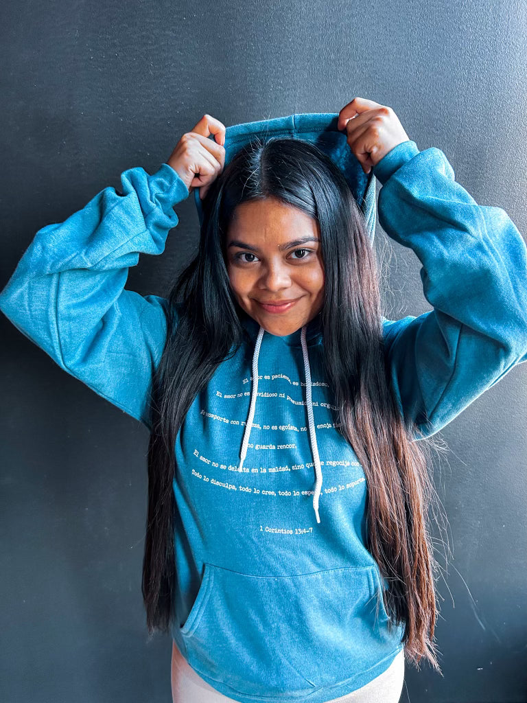 El Amor Es... Adult Sponge Fleece Hoodie