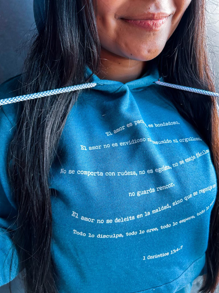 El Amor Es... Adult Sponge Fleece Hoodie