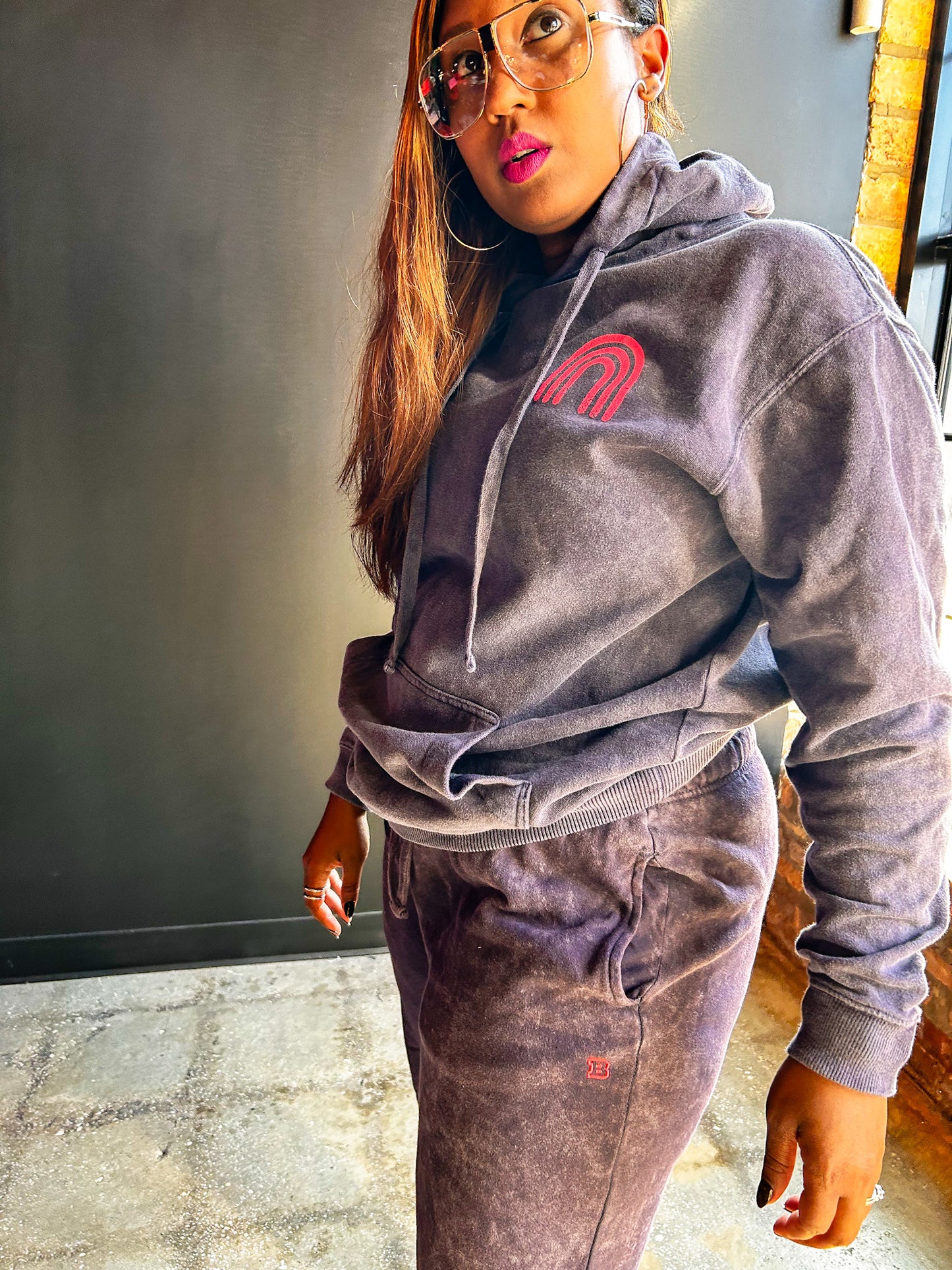 Beacon Threads LOGO Embroidered Adult/Unisex Sweatpants (Mineral Wash)
