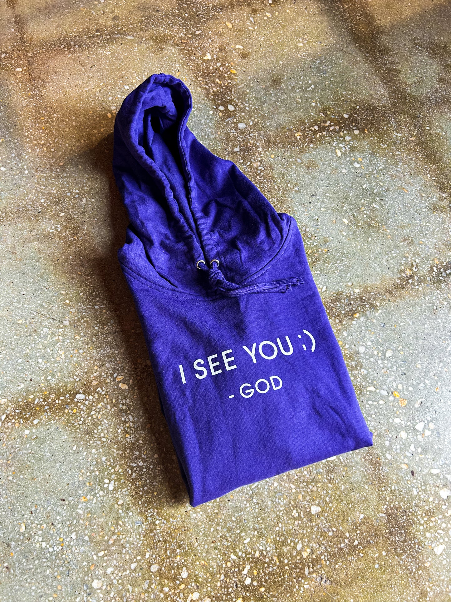I See You :) - God Adult Box Hoodie