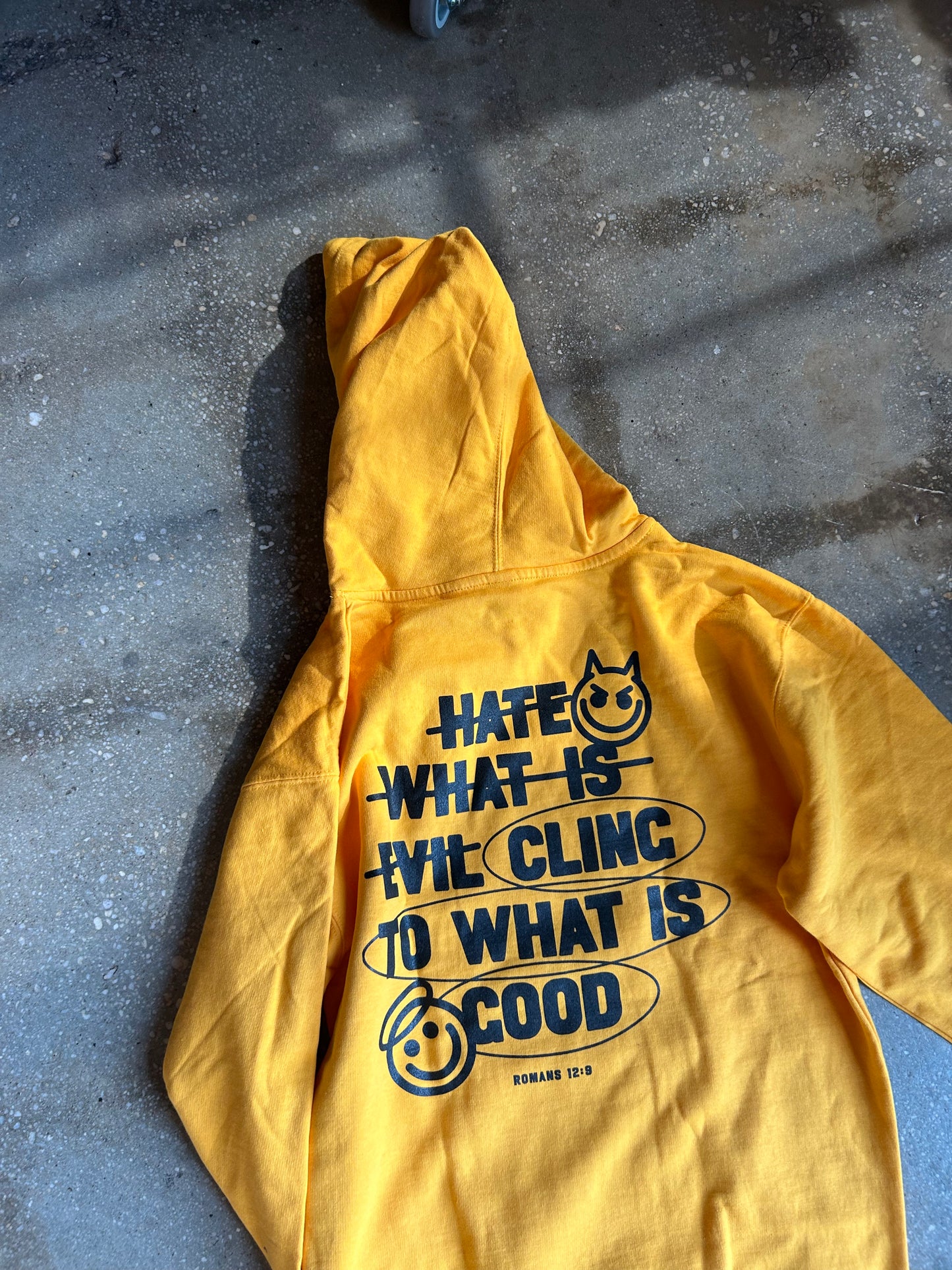 Hate Evil, Cling to Good Adult Box Hoodie