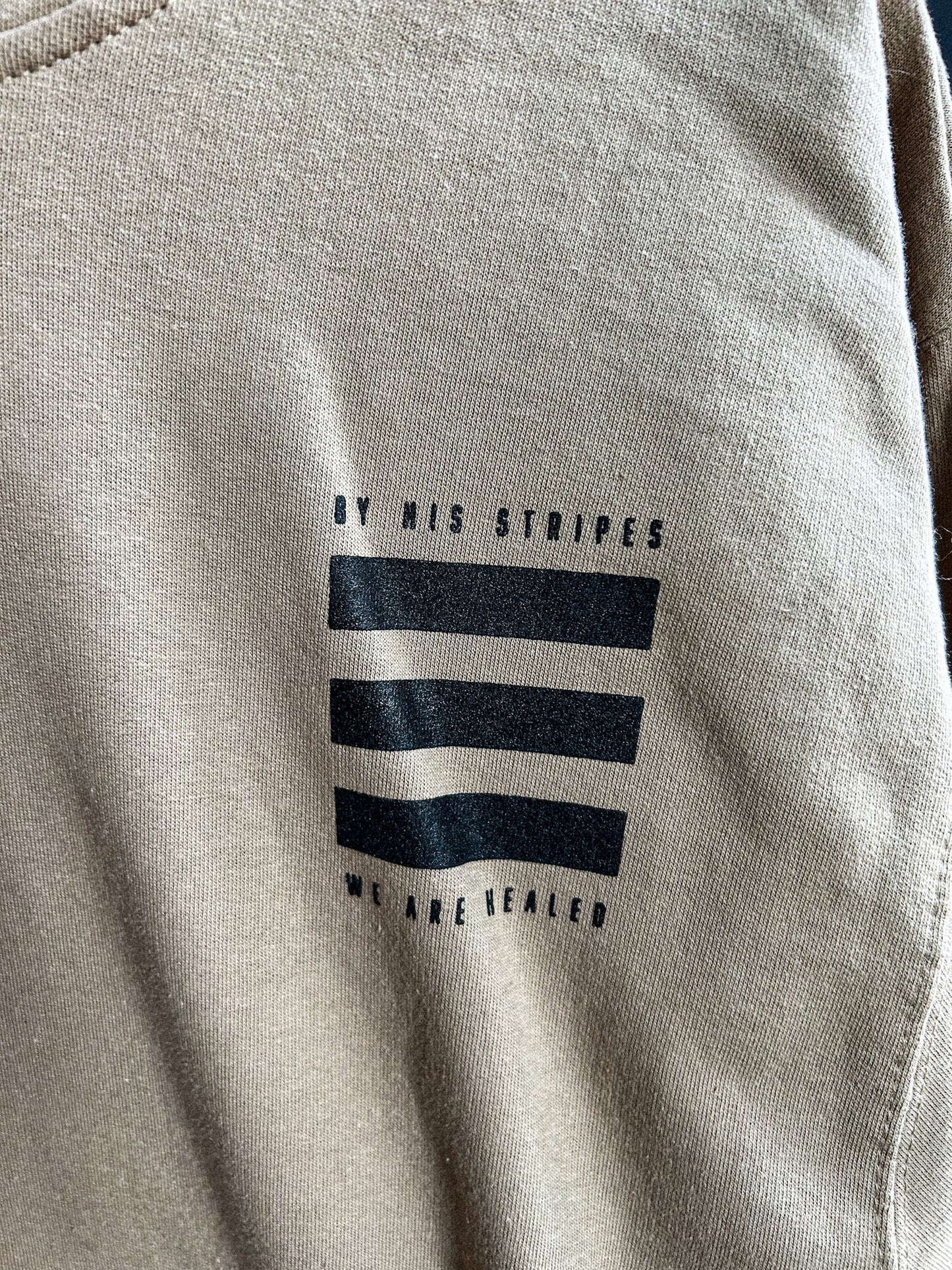 By His Stripes Adult Box Hoodie