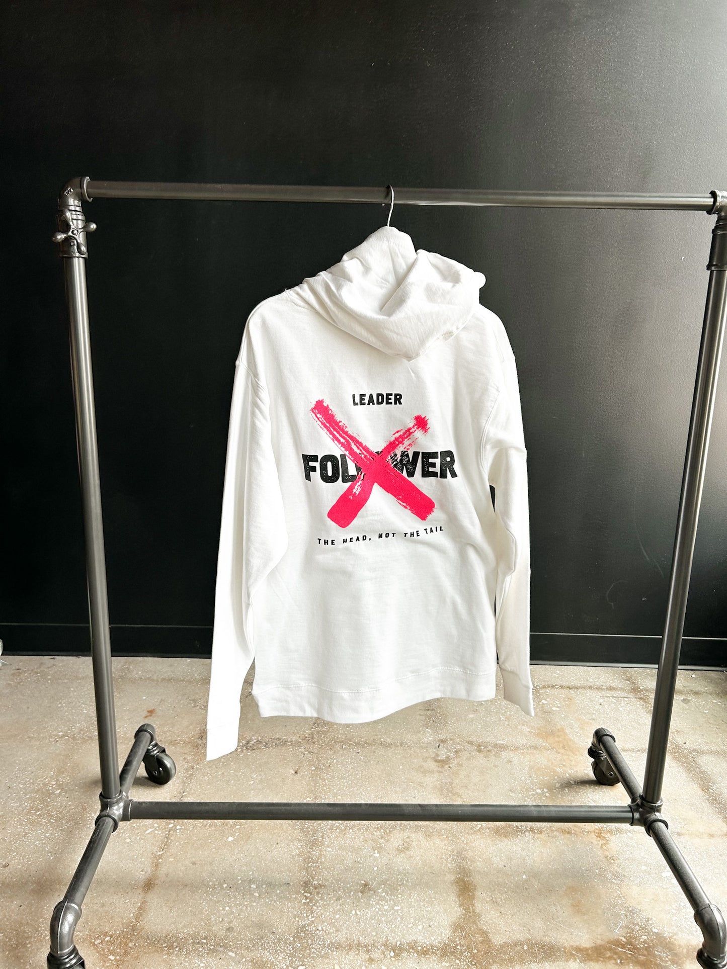 Leader Not A Follower Adult Box Hoodie