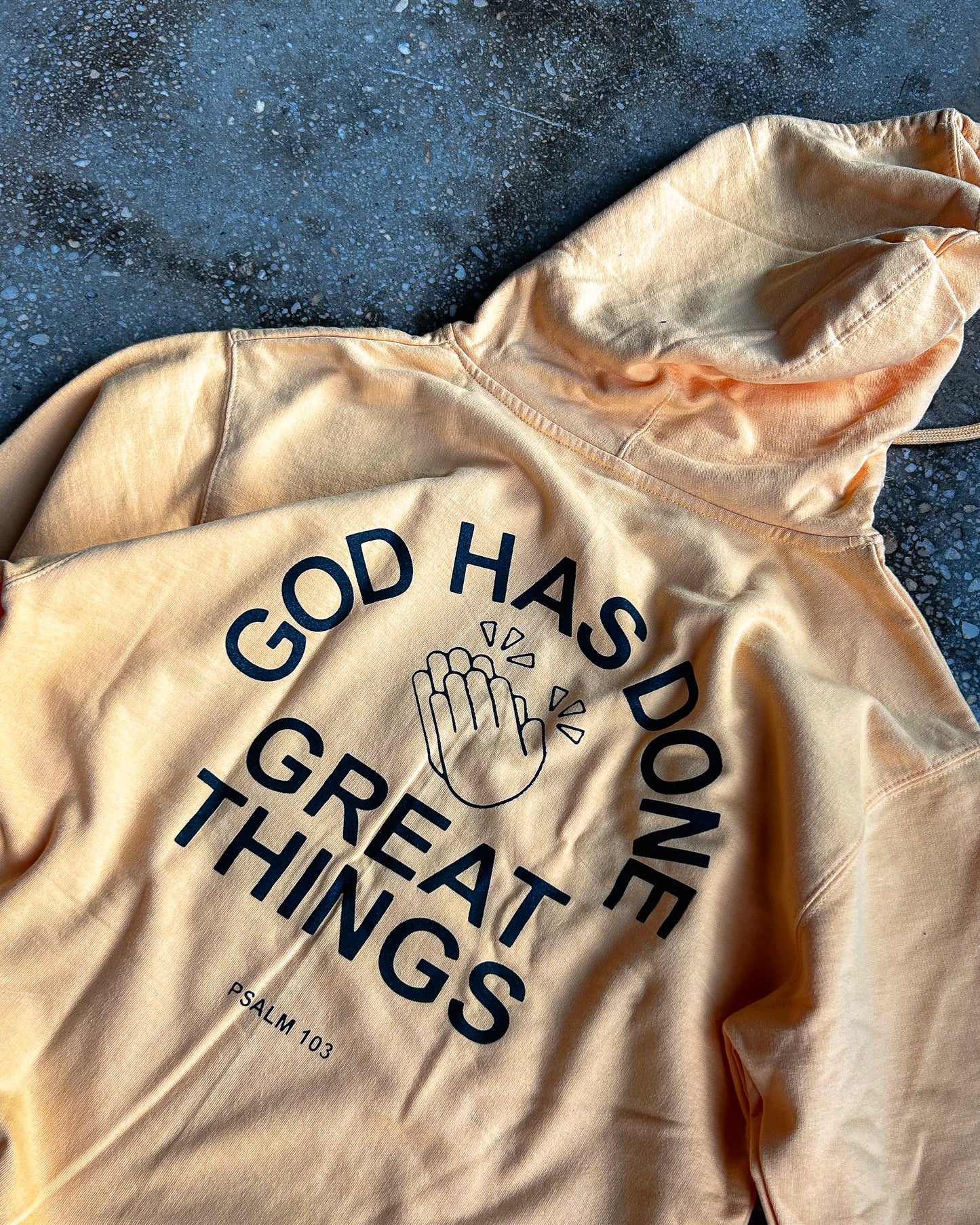 God Has Done Great Things Adult Box Hoodie