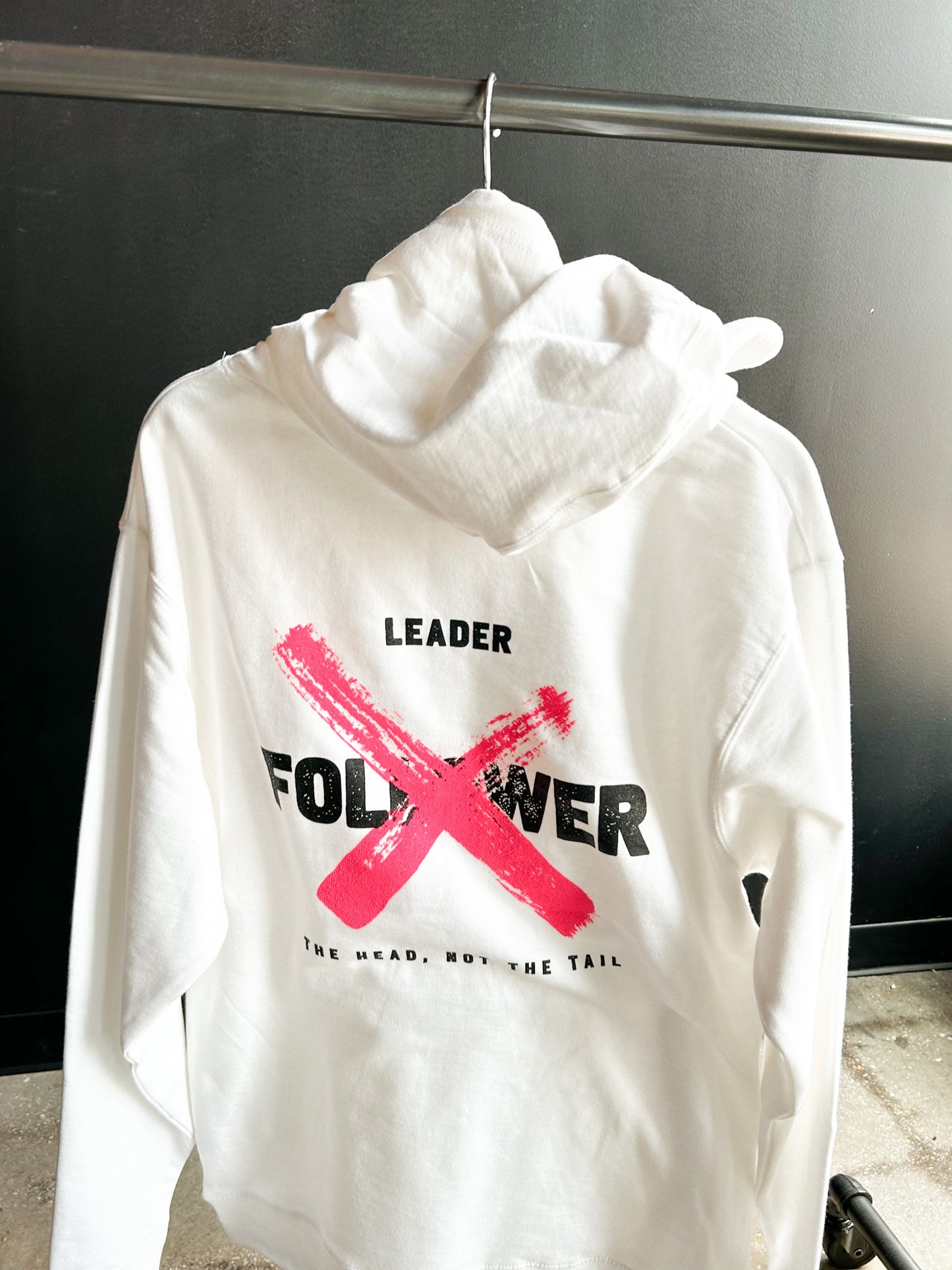 Leader Not A Follower Adult Box Hoodie