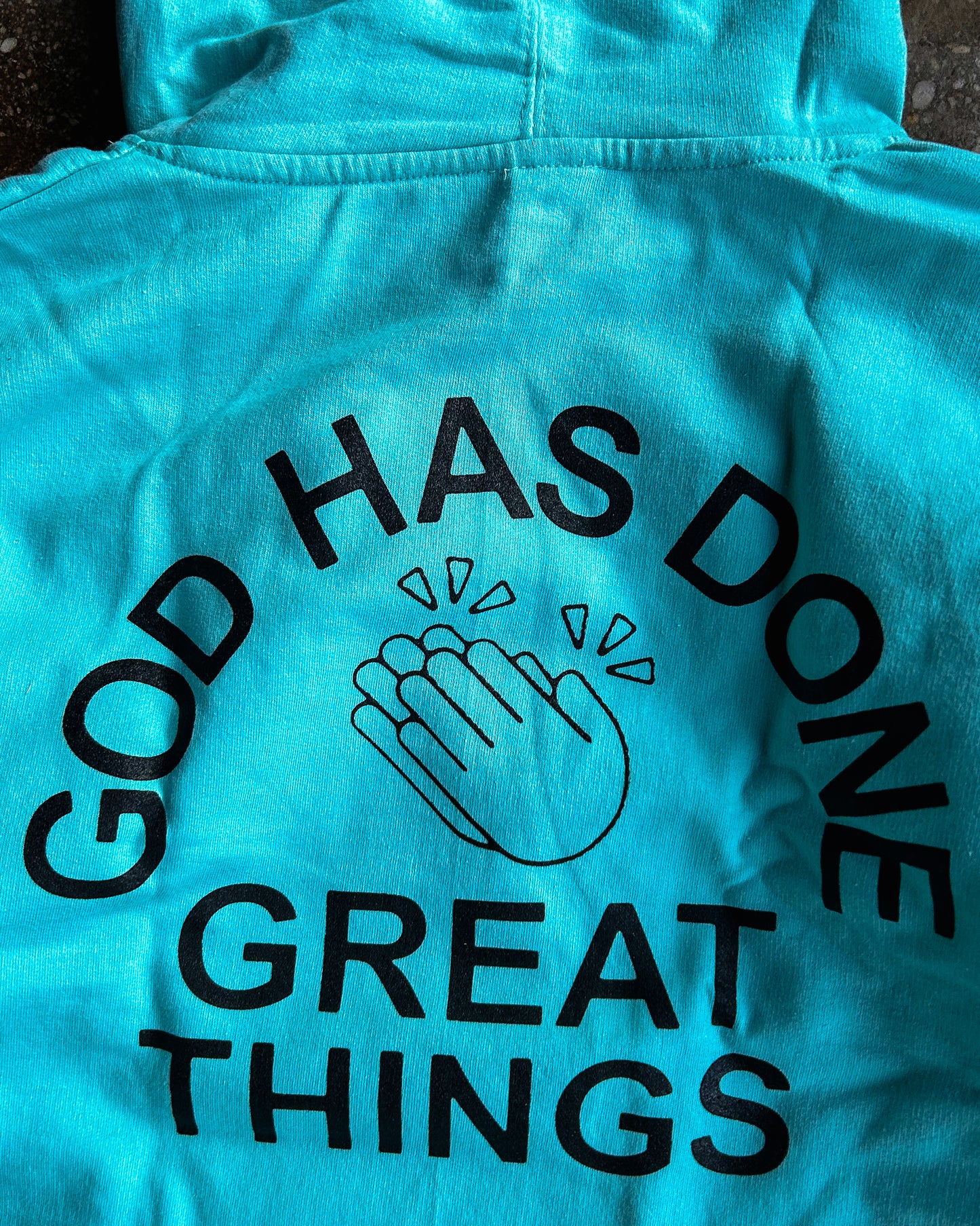 God Has Done Great Things Adult Box Hoodie