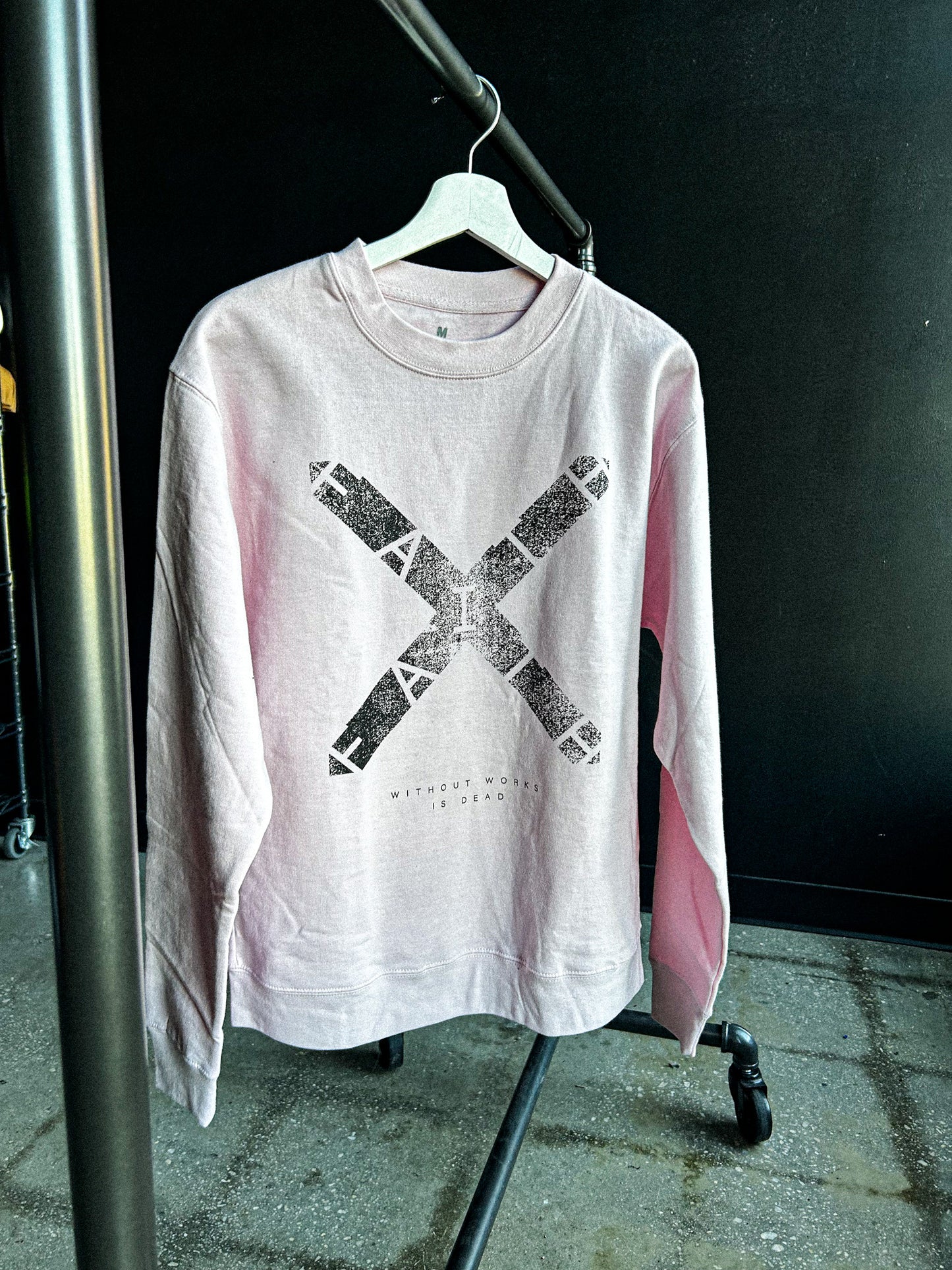 Faith Without Works Adult Drop Shoulder Sweatshirt