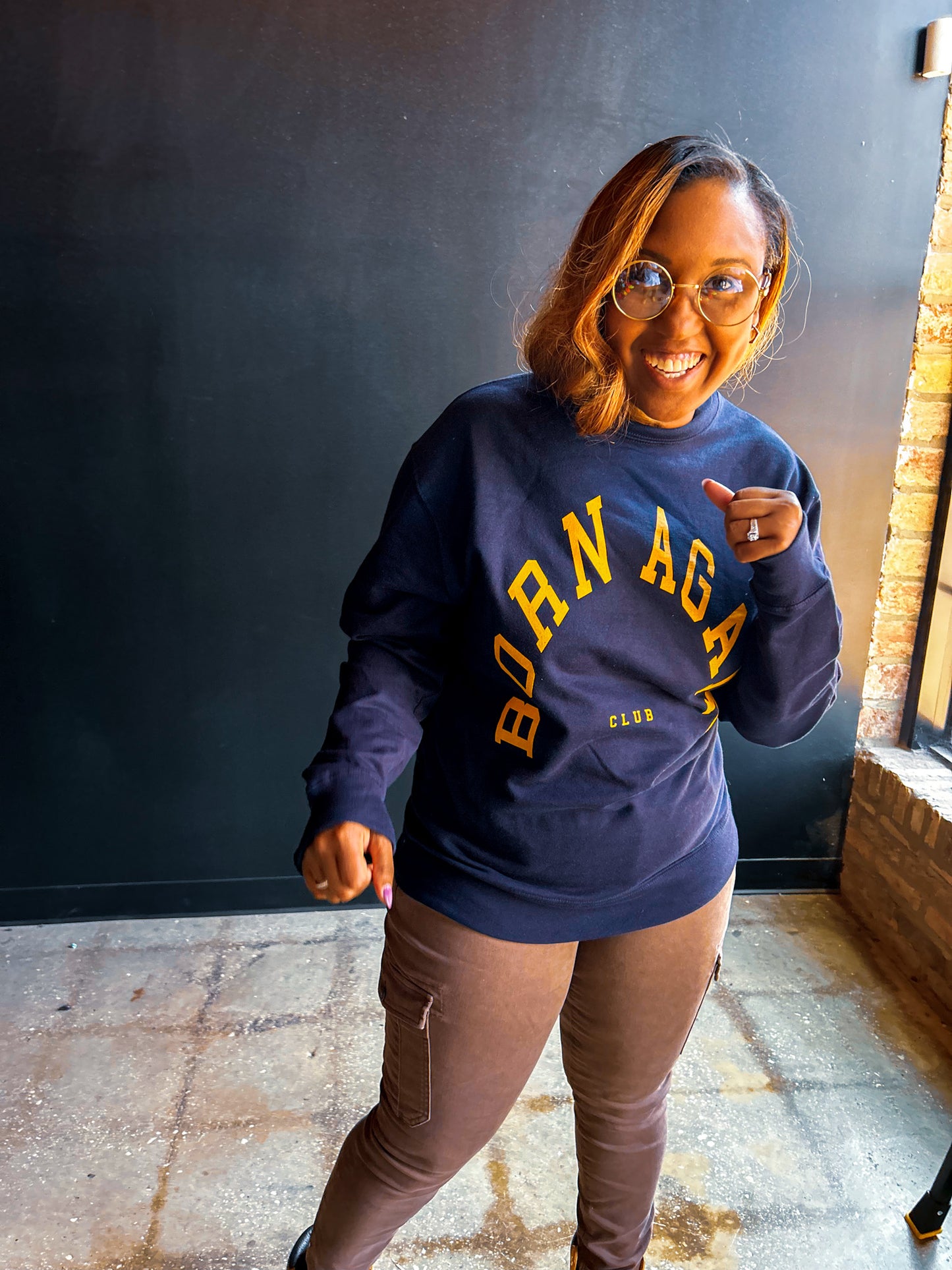 Born Again Adult Box Sweatshirt