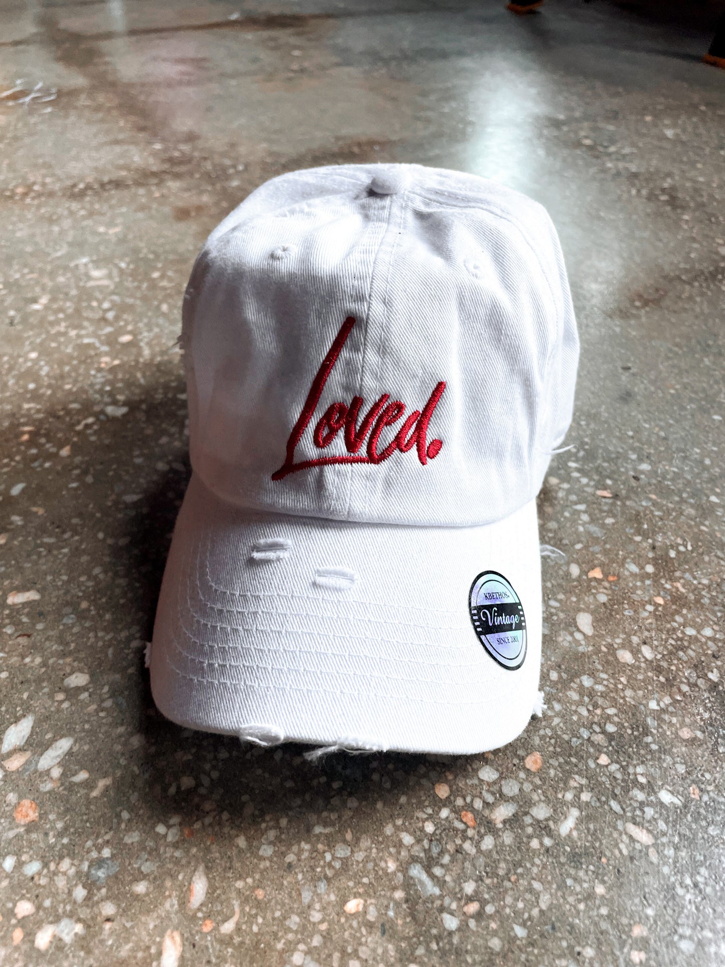 Loved Kid's Distressed Hat