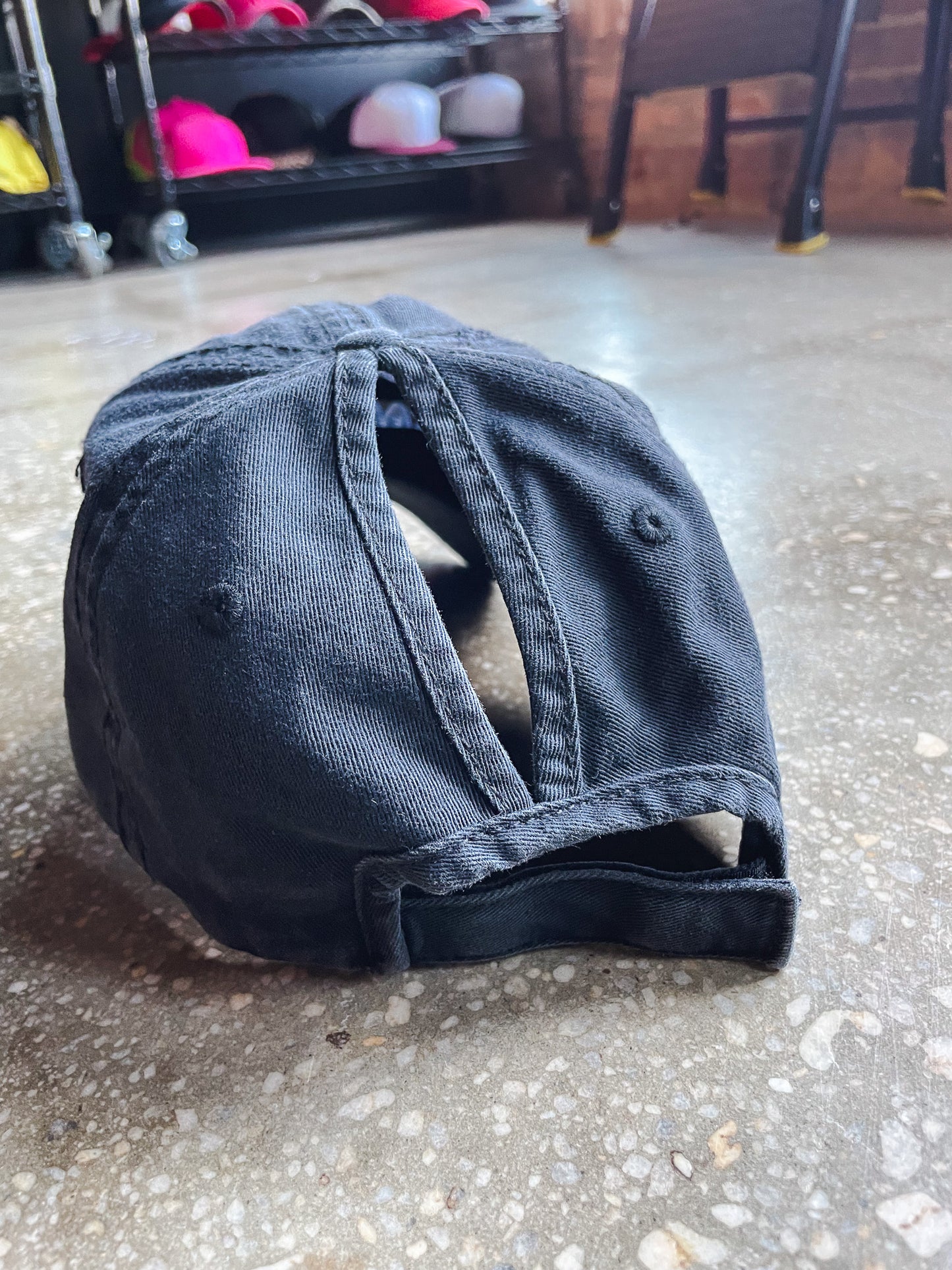Blessed Are The Peacemakers Adult Hat (Distressed Ponytail)