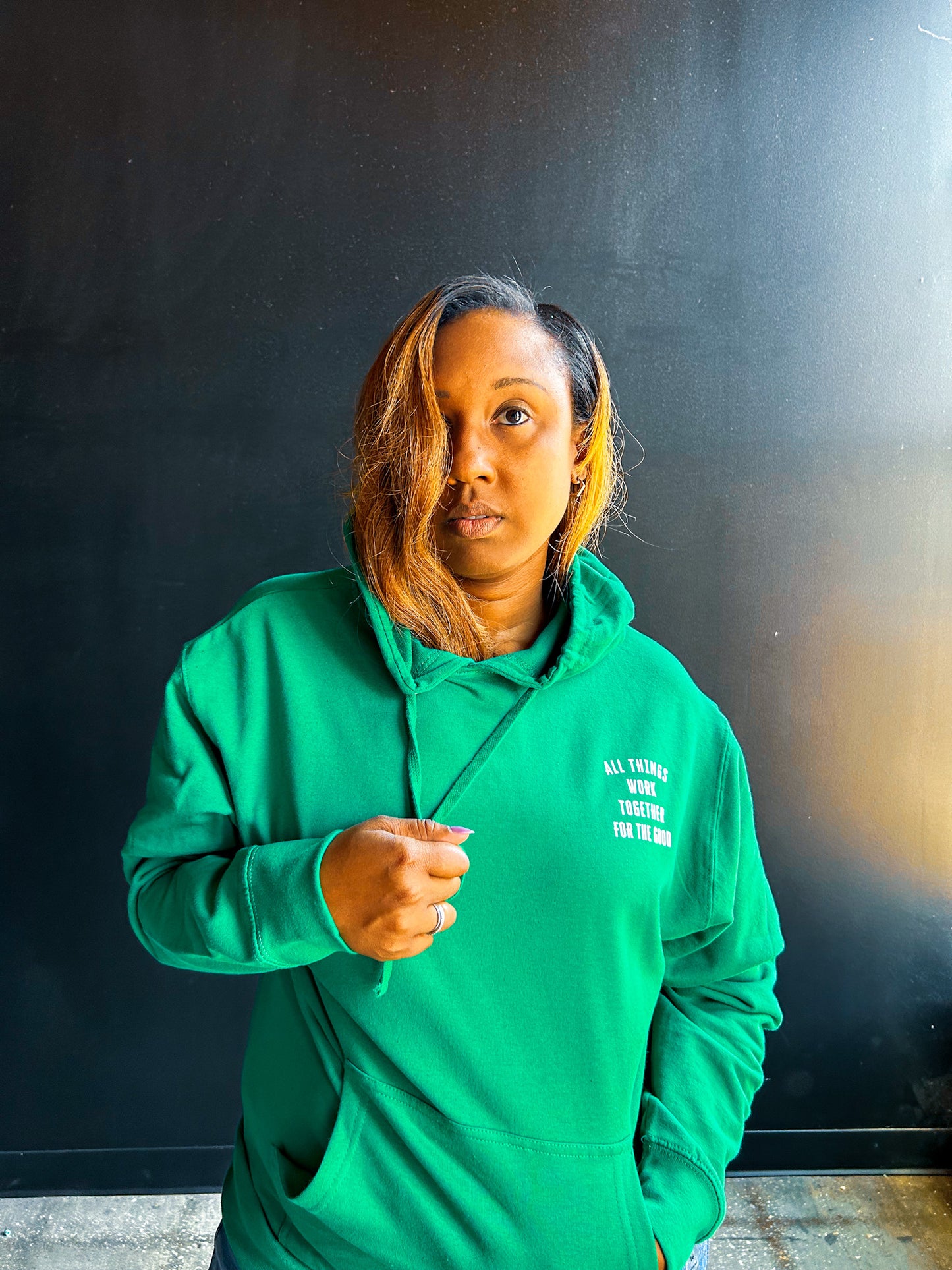 All Things Work Together Adult Box Hoodie