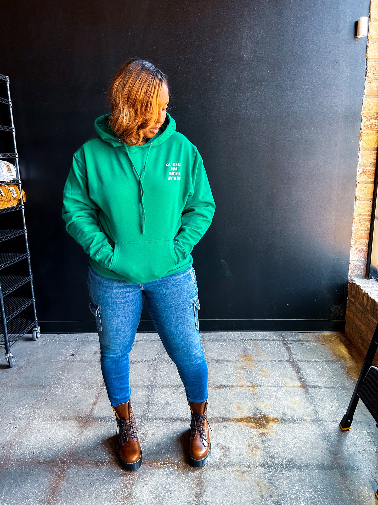 All Things Work Together Adult Box Hoodie