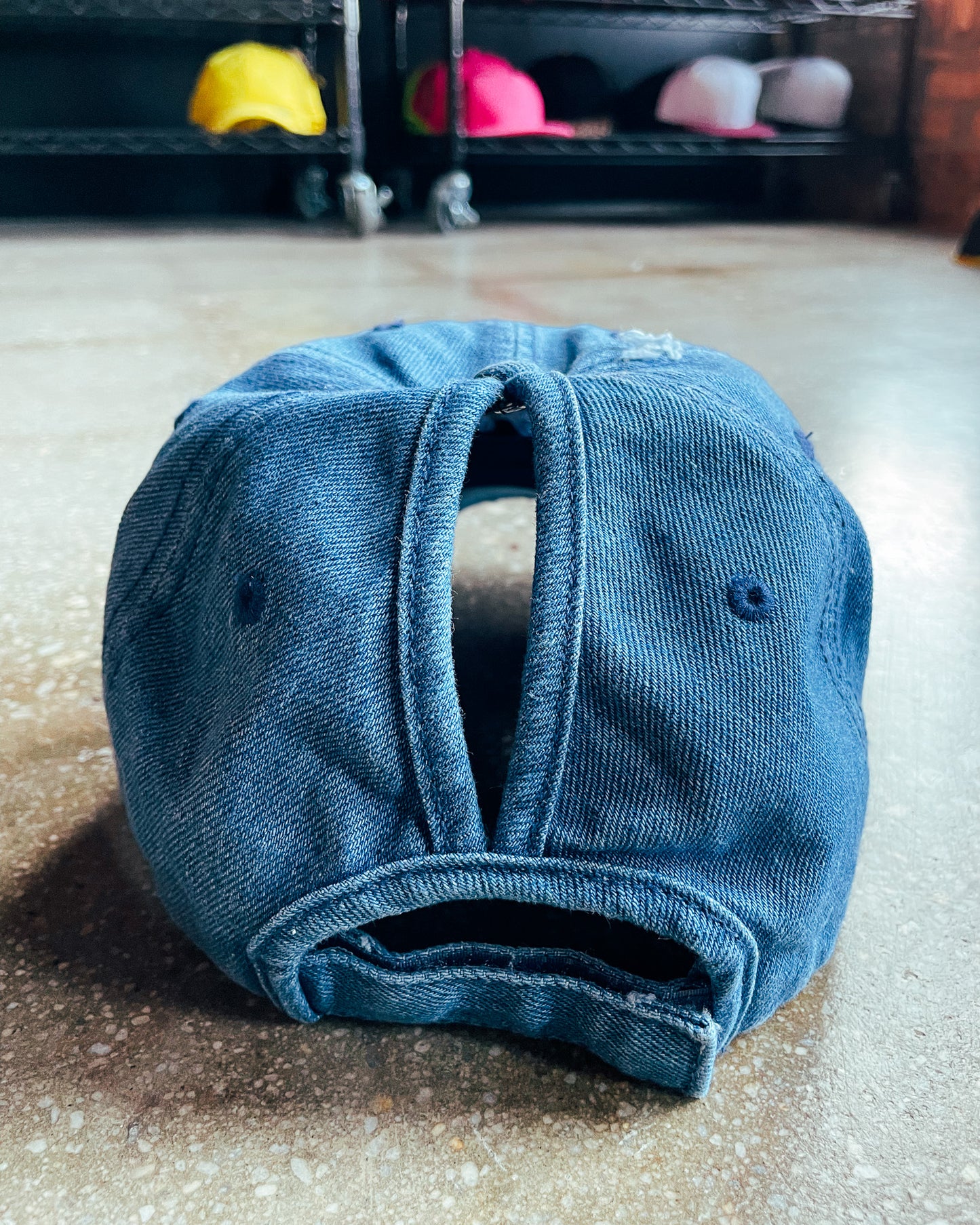 Young & Free Adult Hat (Distressed Ponytail)