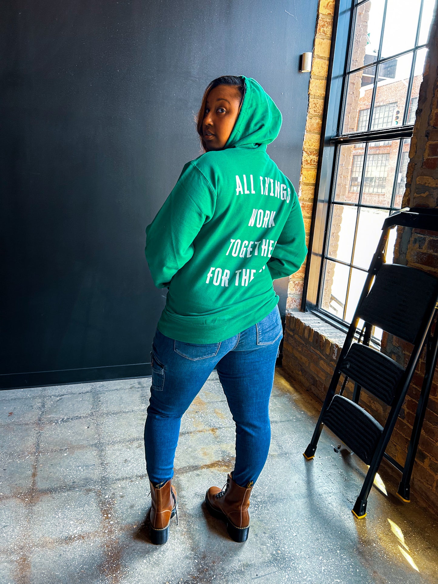 All Things Work Together Adult Box Hoodie