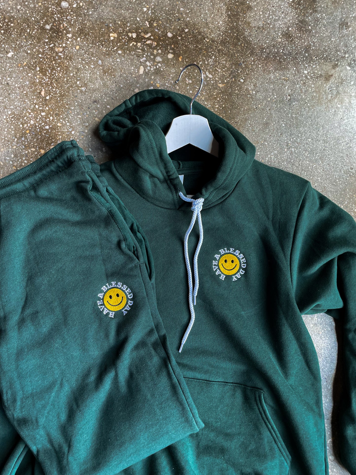 Have A Blessed Day Sponge Fleece Adult Embroidered Pullover