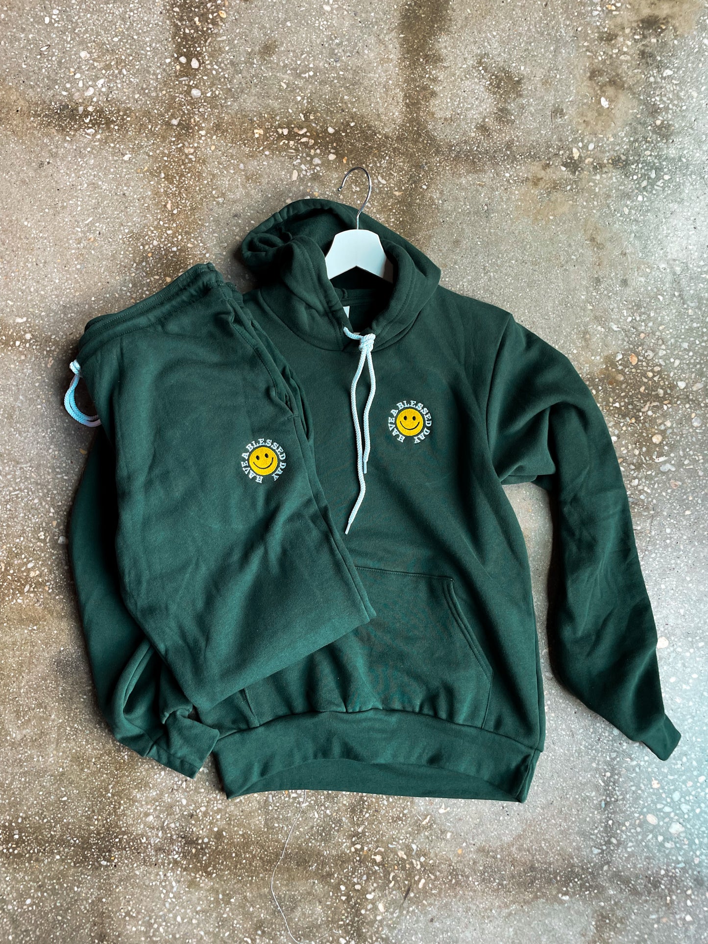 Have A Blessed Day Sponge Fleece Adult Embroidered Pullover