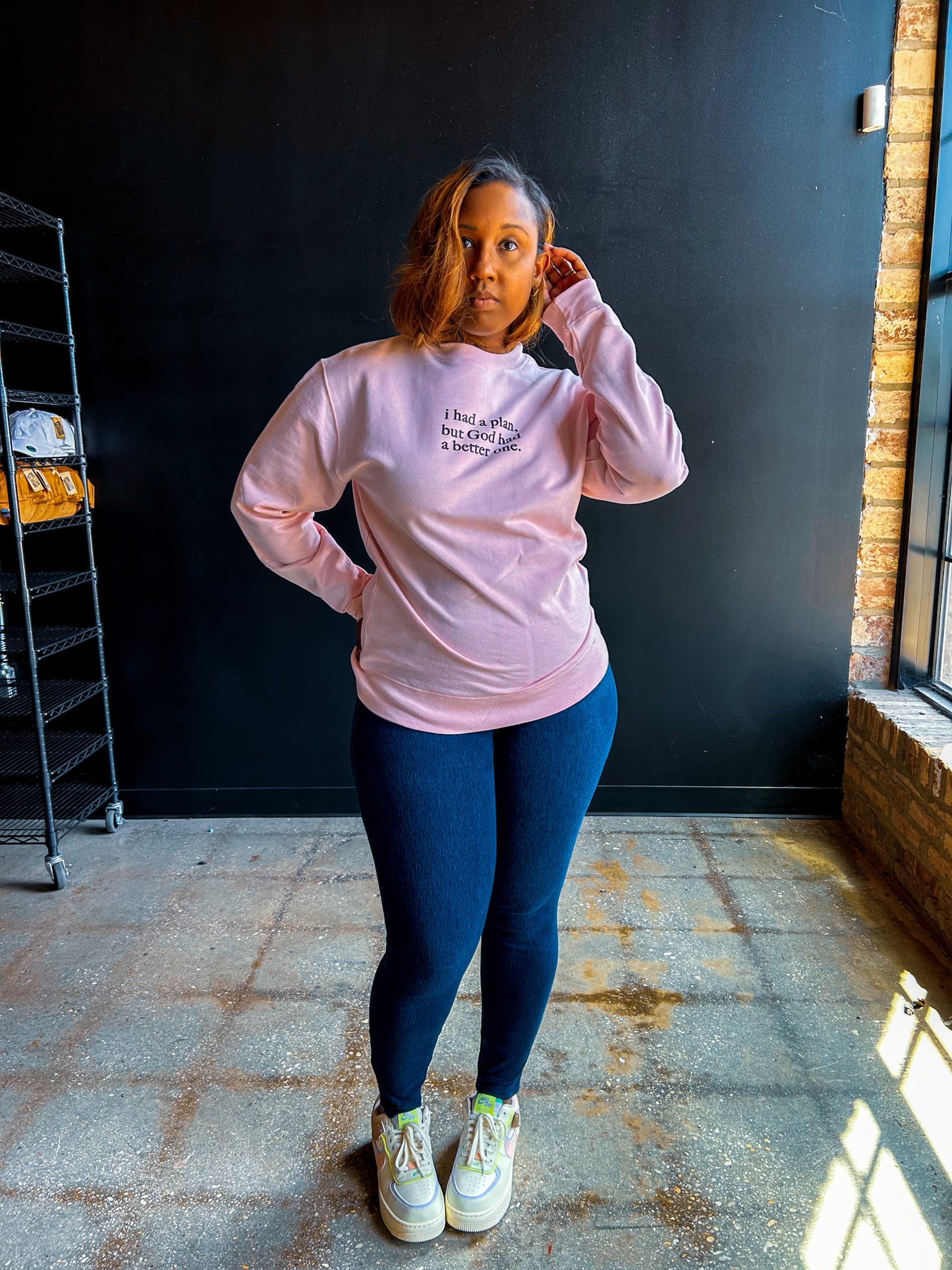 I Had A Plan Adult Drop Shoulder Sweatshirt