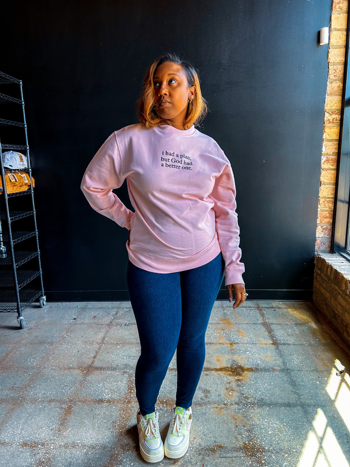 I Had A Plan Adult Drop Shoulder Sweatshirt